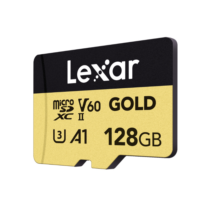 Lexar 128GB Professional GOLD UHS-II microSDXC Memory Card