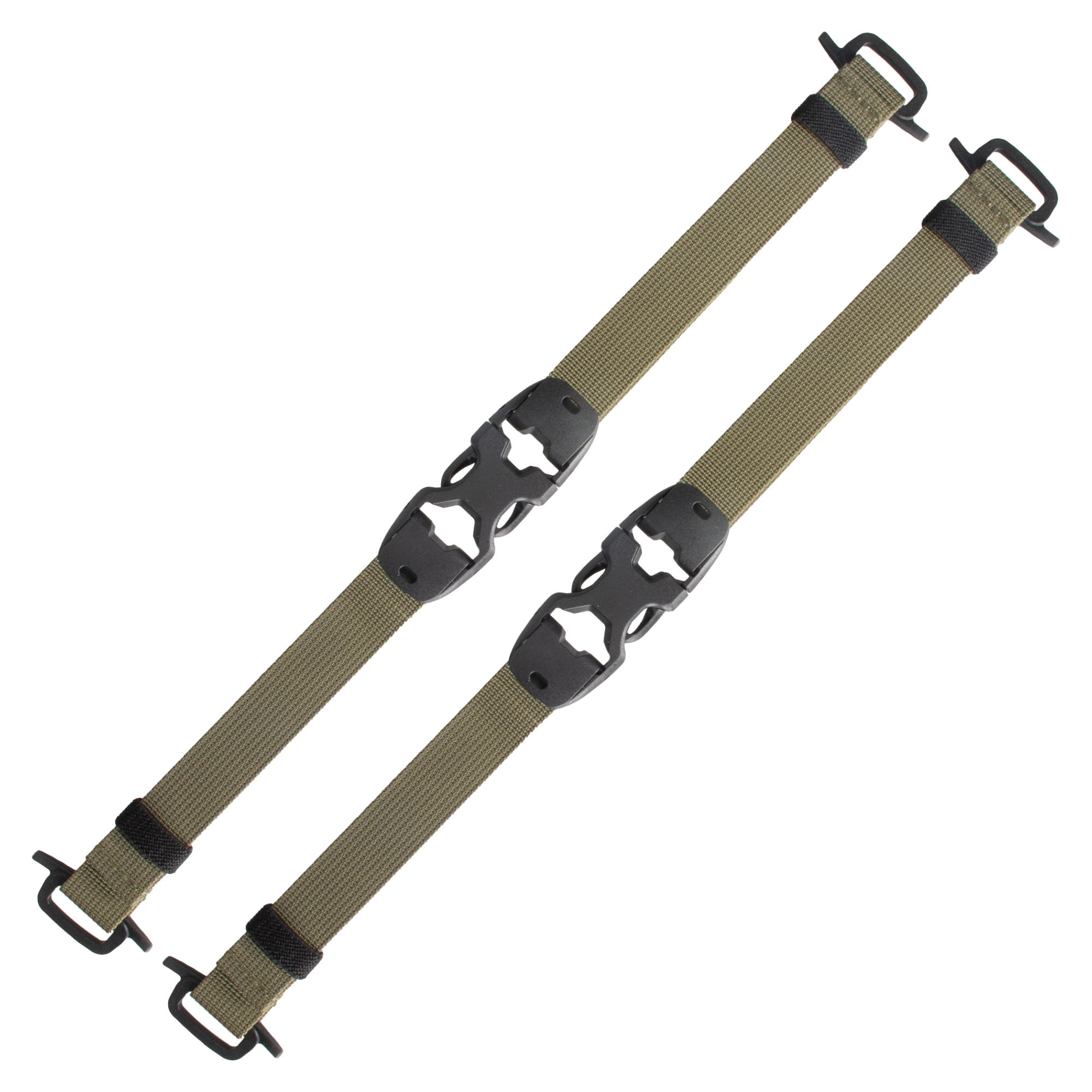 Summit Creative Front Buckle Straps for Tenzing Series Bags (Army Green, 2 Pack)
