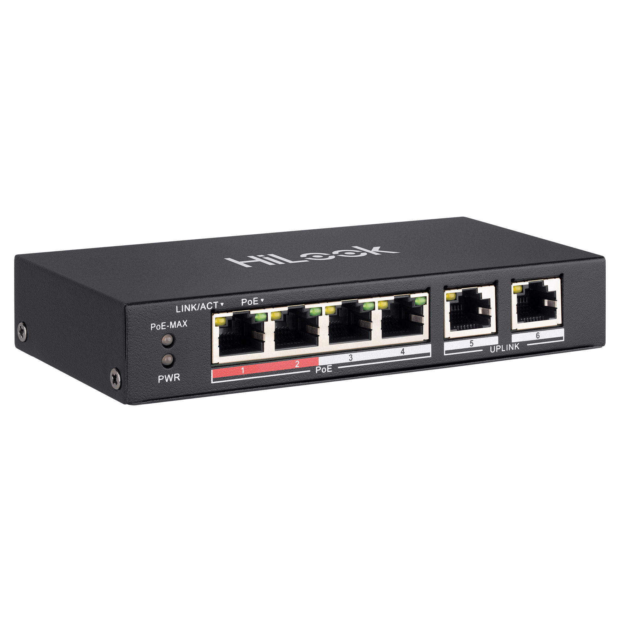 HiLook NS-0106P-35 4 Port 10/100 Fast Ethernet Unmanaged POE Switch