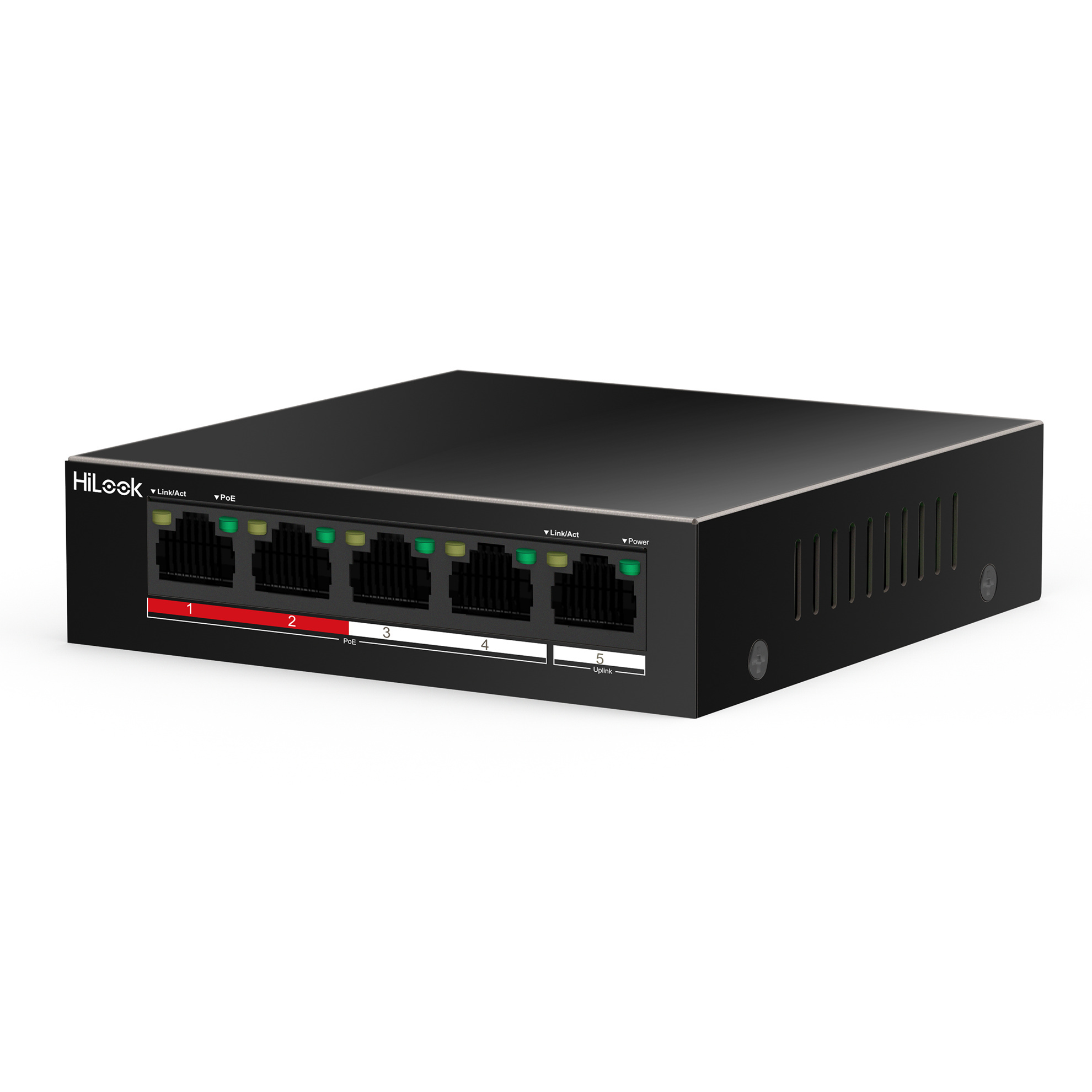 HiLook NS-0105P-35 4 Port 10/100 Fast Ethernet Unmanaged POE Switch