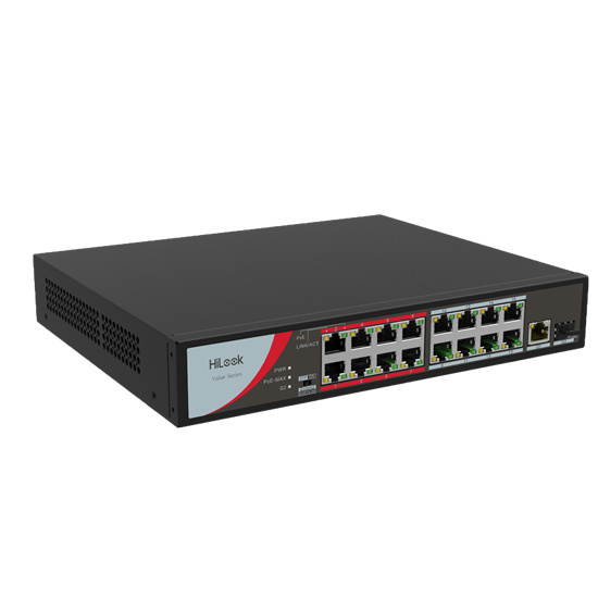 HiLook NS-0318P-130 16 Port 10/100 Fast Ethernet Unmanaged POE Switch