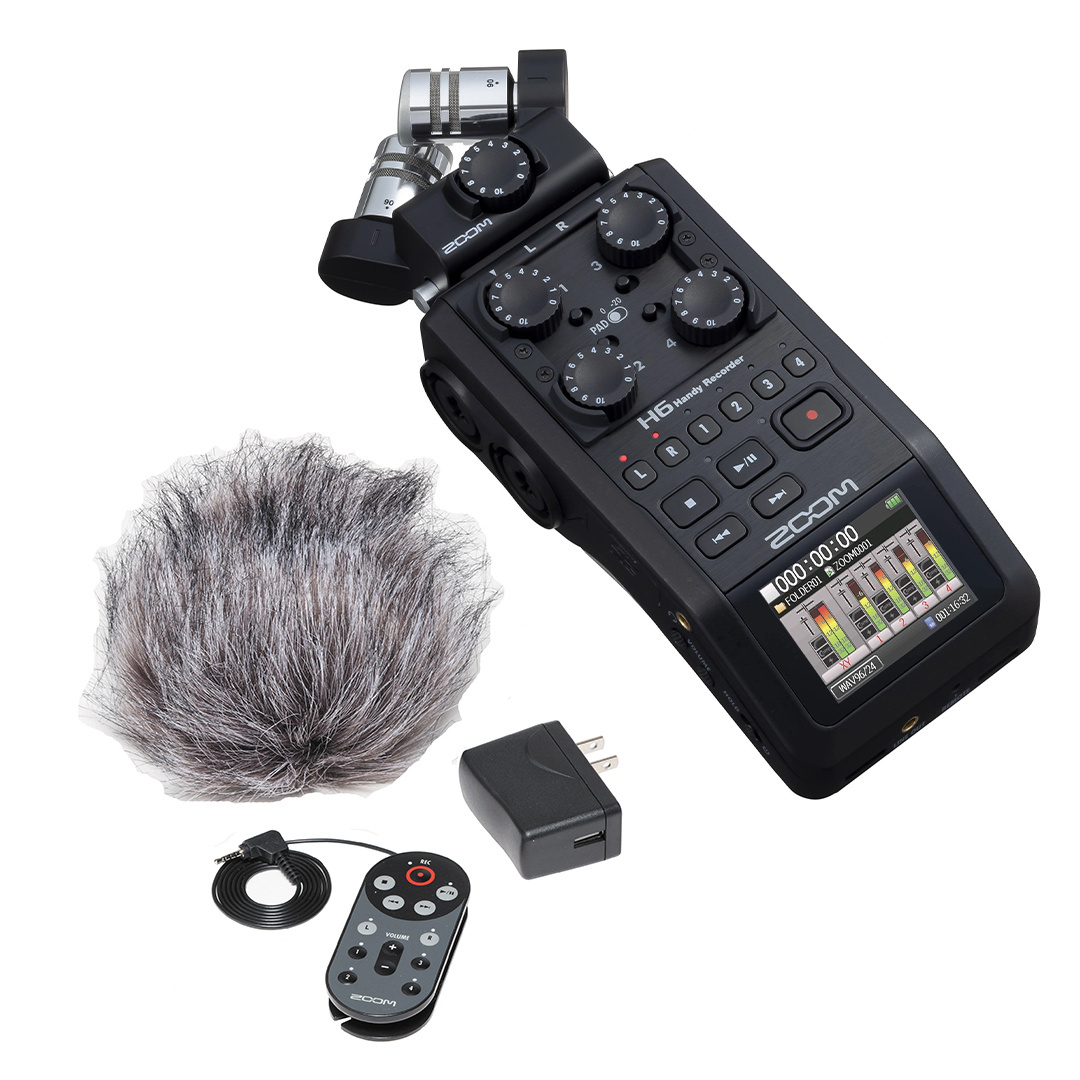 Zoom H6 Bundle 6-Channel Handy Recorder with Accessory Pack