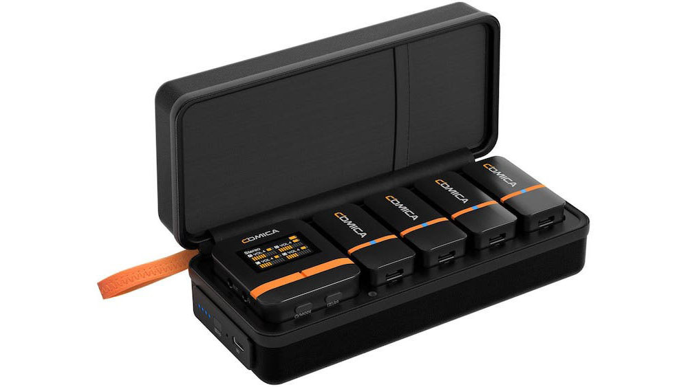 Comica Audio Vimo Q 4-Person Wireless Microphone System (Black, 2.4 GHz)