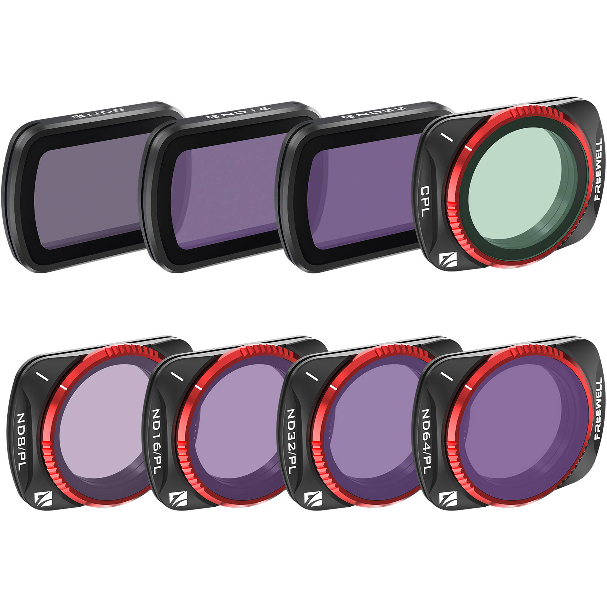 Freewell All-Day Filter Kit for DJI Osmo Pocket 3/4 (8-Pack)