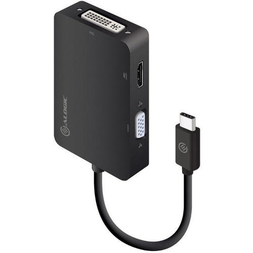 Alogic 3-in-1 USB-C to HDMI DVI VGA Adapter
