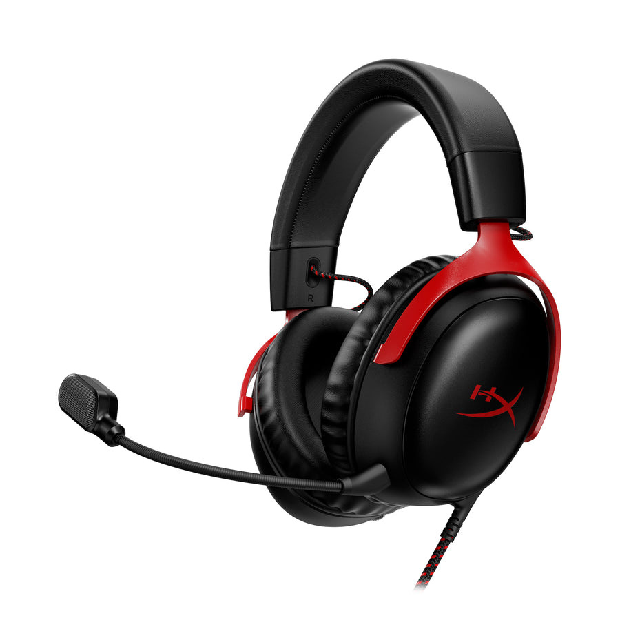 HyperX Cloud III Wired Gaming Headset (Black/Red)