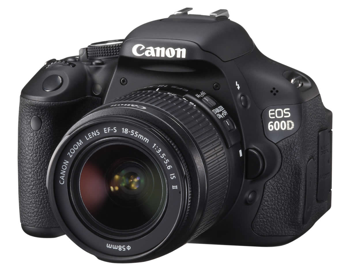 Canon EOS 600D Digital SLR with EFS 18-55mm IS and 55-250mm IS Twin Lens Kit