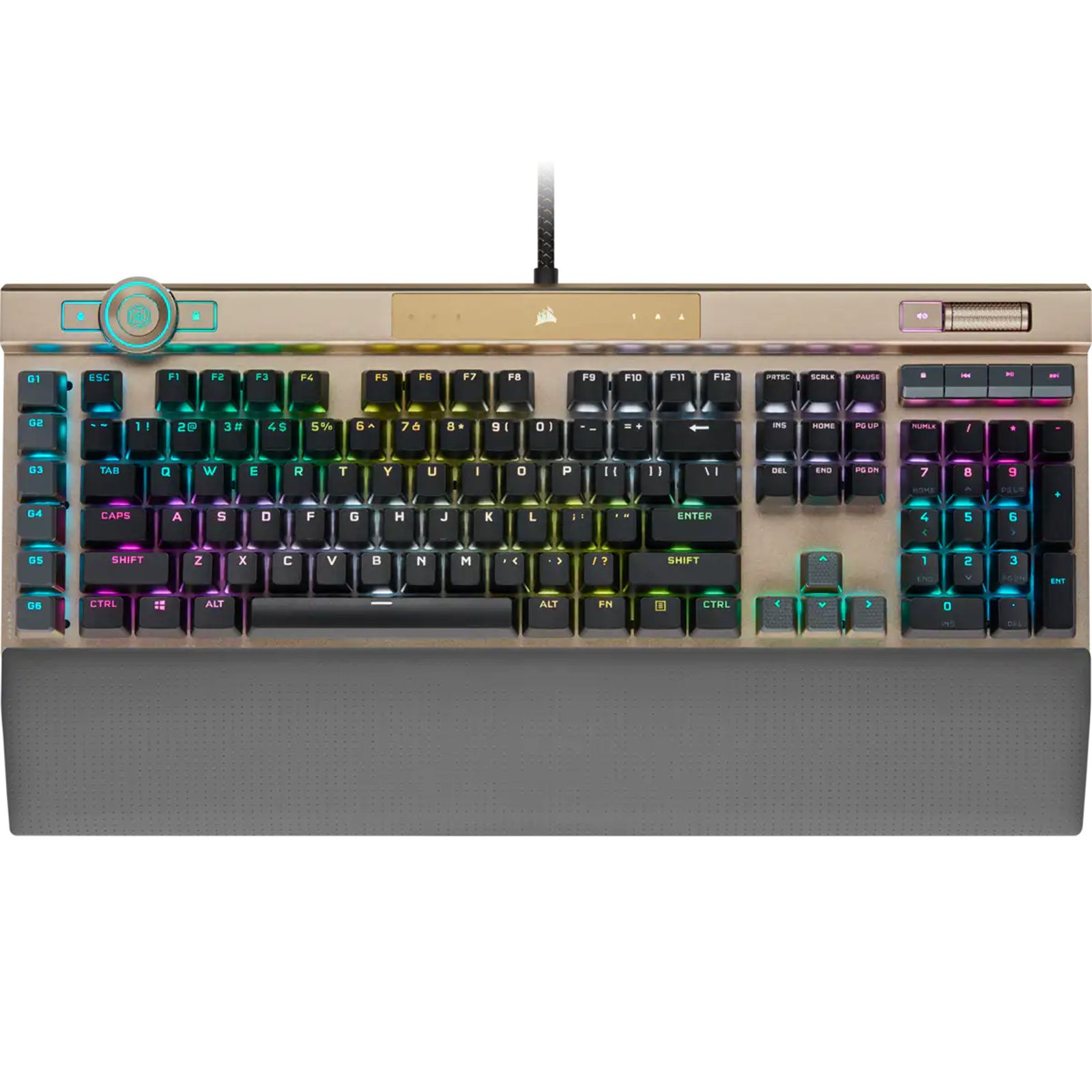 Corsair K100 RGB Mechanical Gaming Keyboard (Midnight Gold)