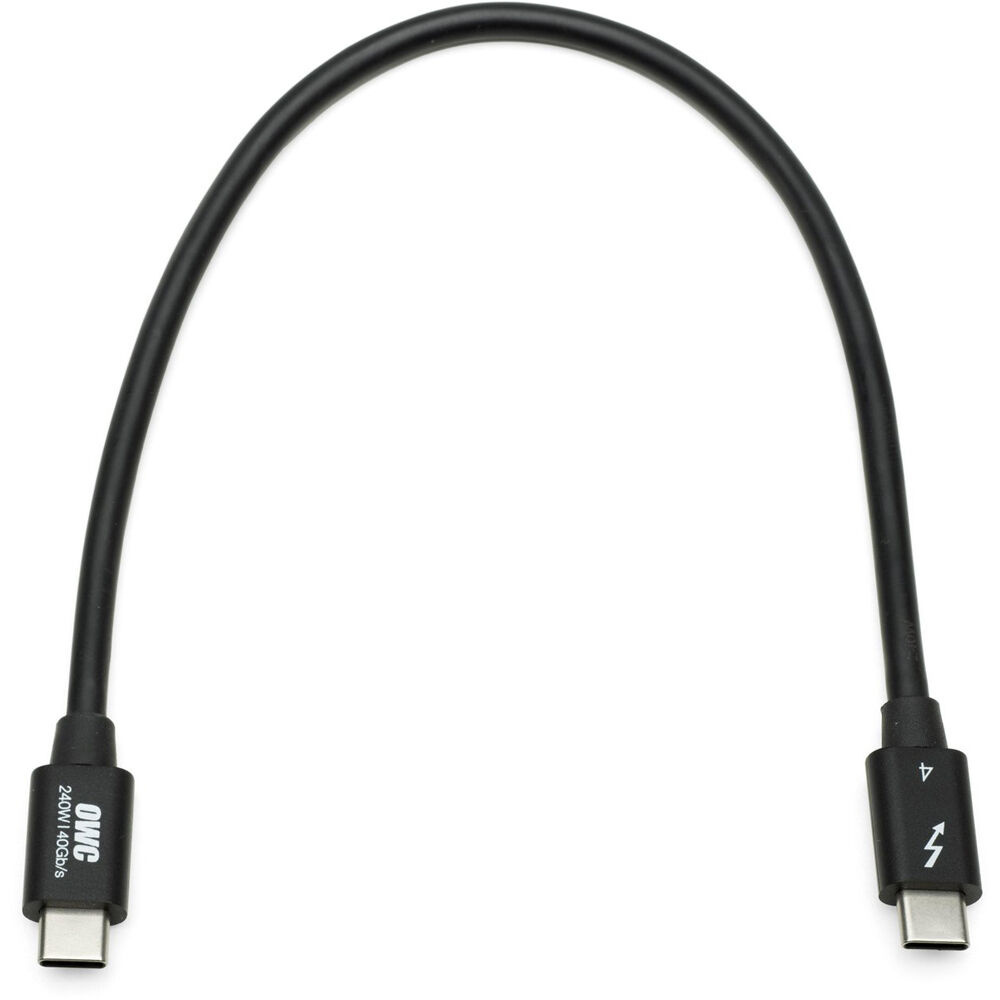 OWC Thunderbolt 4 USB Type-C Male Cable (30cm)