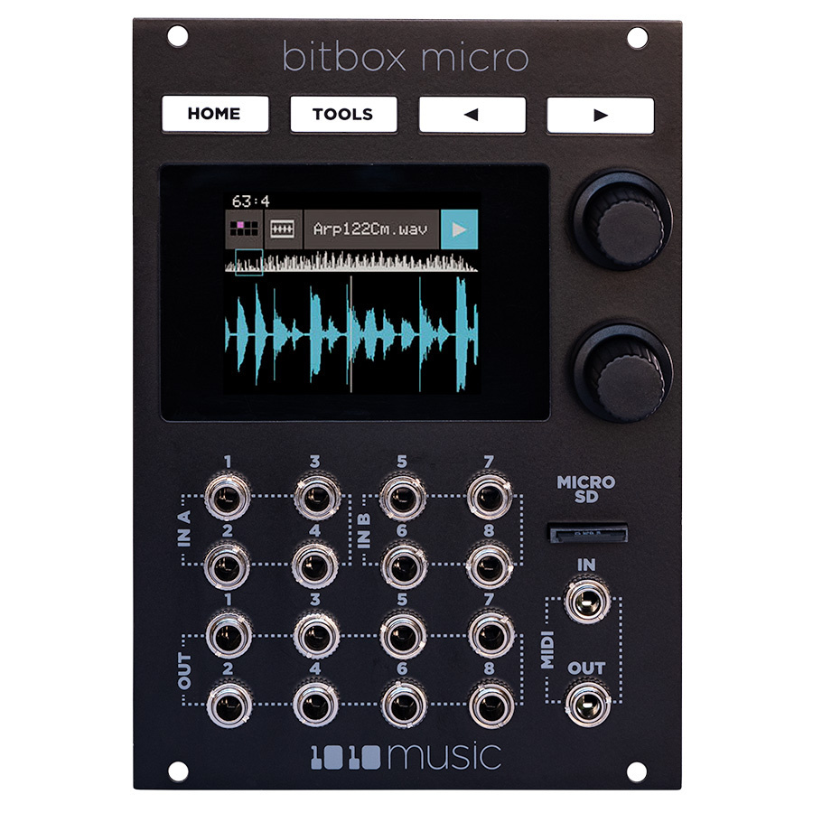 1010music Bitbox Micro Compact Sampling Module (Black)