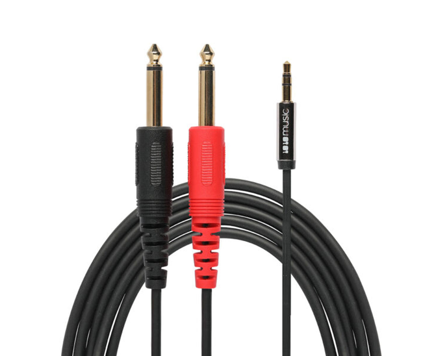 1010music 3.5mm to 2x 6.35mm Stereo Breakout Cable (1.4m)