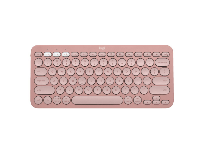 Logitech Pebble Keys 2 K380S Wireless Keyboard (Rose)