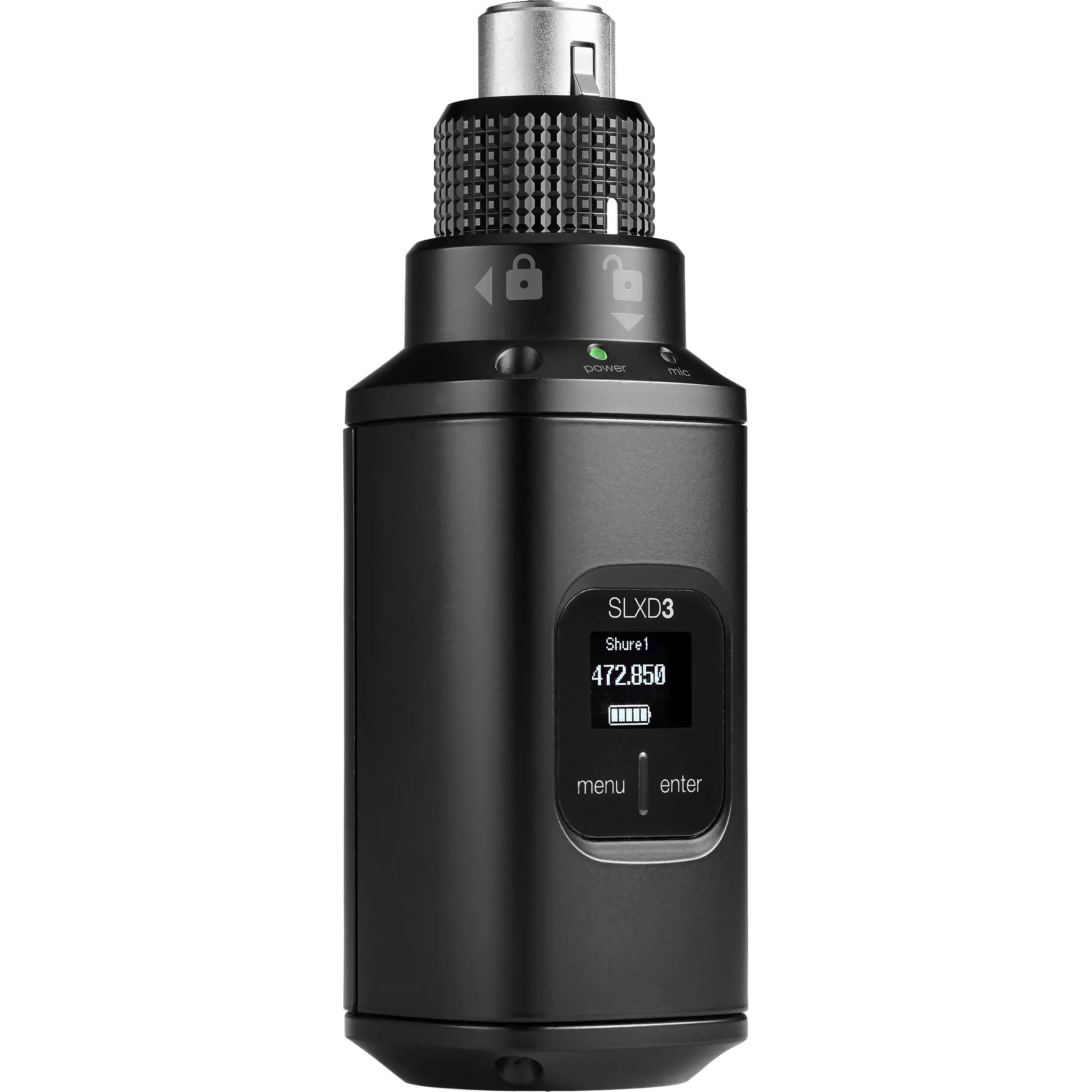 Shure SLXD3 Digital Plug-On XLR Transmitter (L57: 650- 693 MHz)