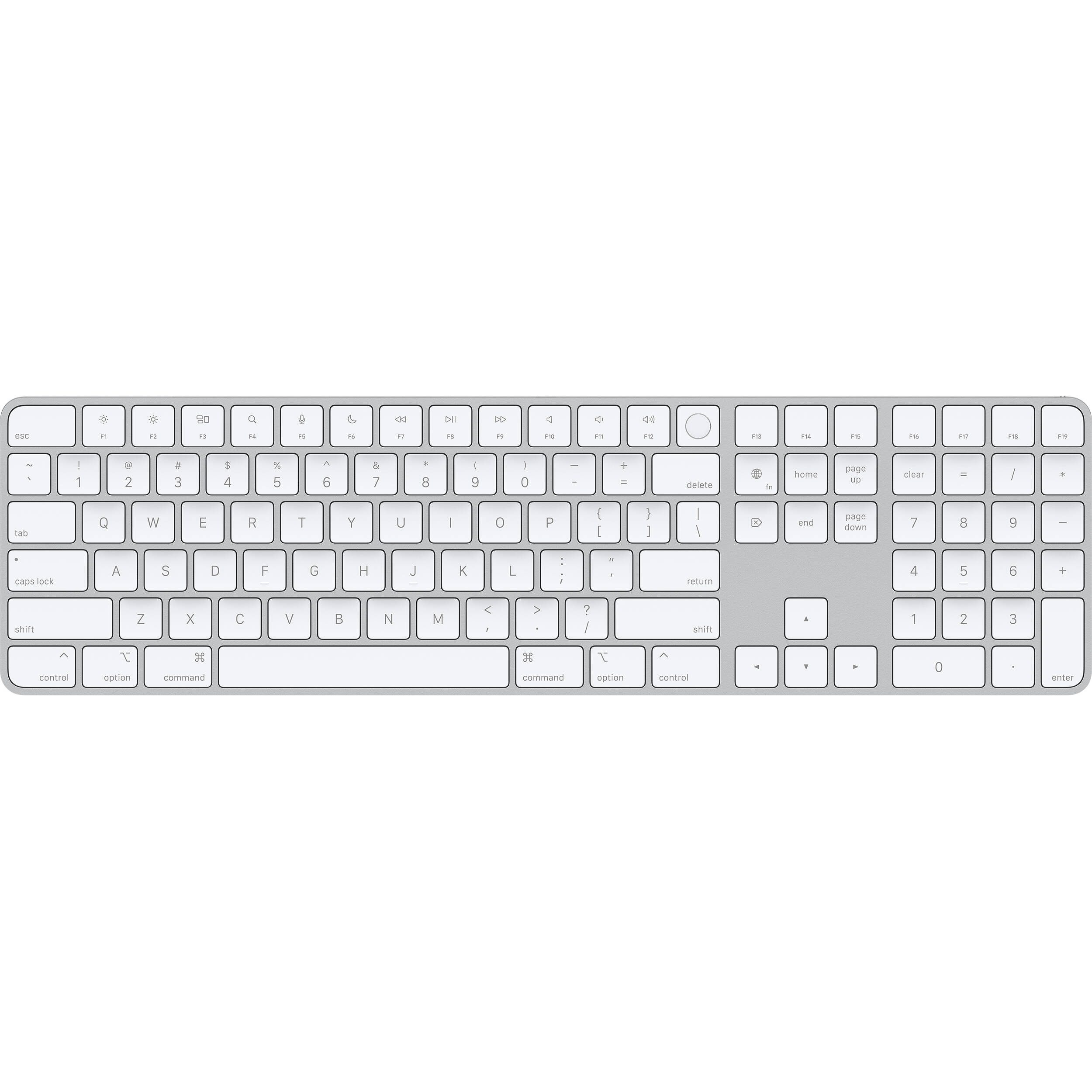Apple Magic Keyboard with Touch ID and Numeric Keypad (White Keys)