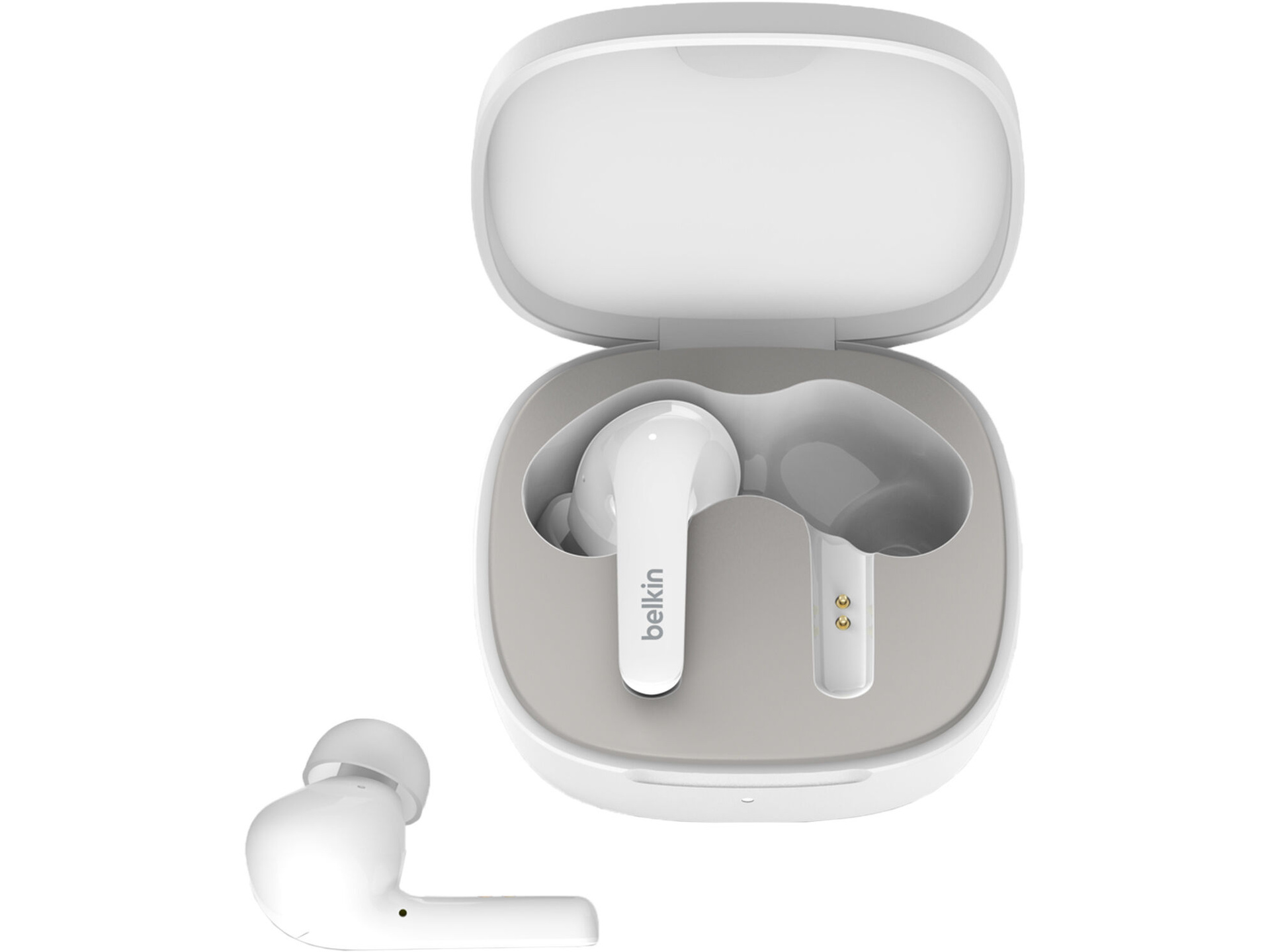 Belkin SoundForm Flow True Wireless ANC Earbuds (White)