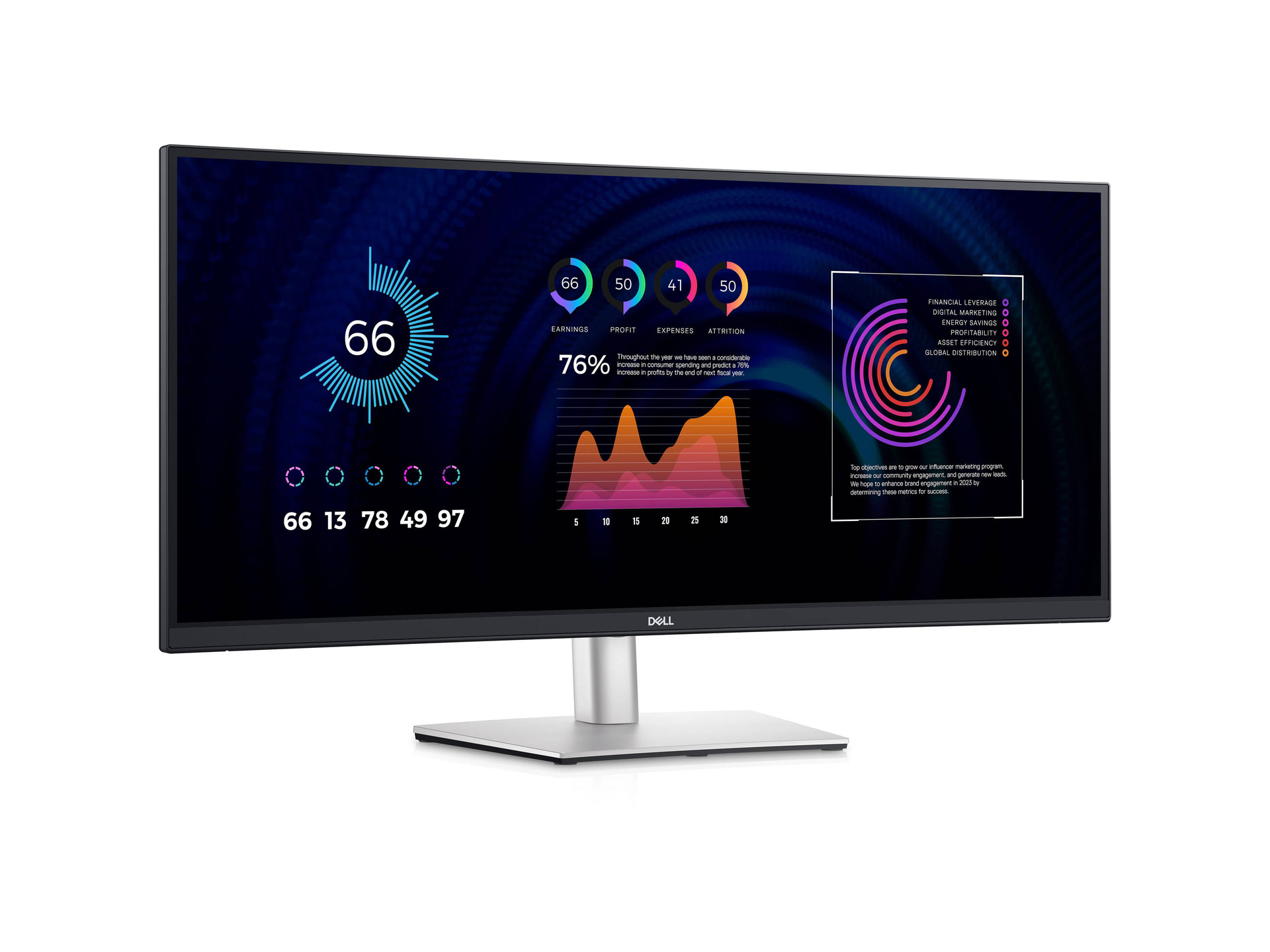 Dell 34 P3424WE 34" Curved Ultrawide Monitor