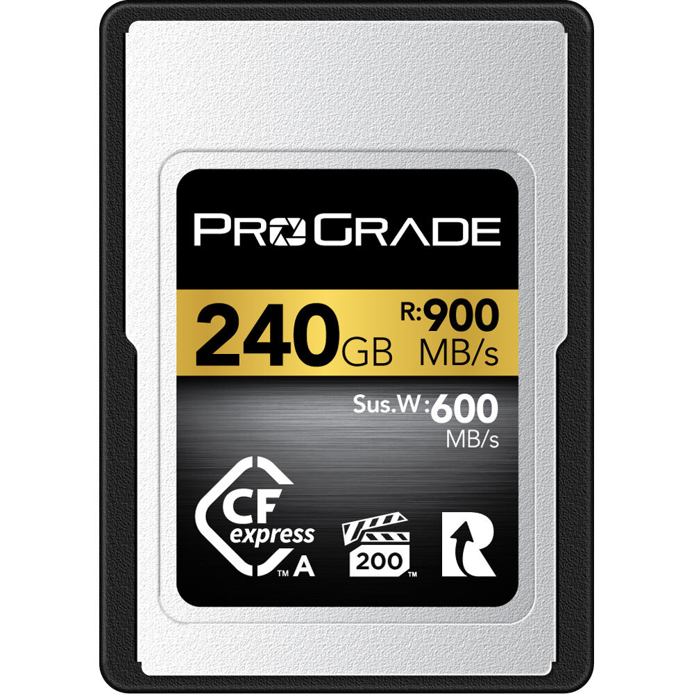 ProGrade Digital 240GB CFexpress 2.0 Type A Gold Memory Card