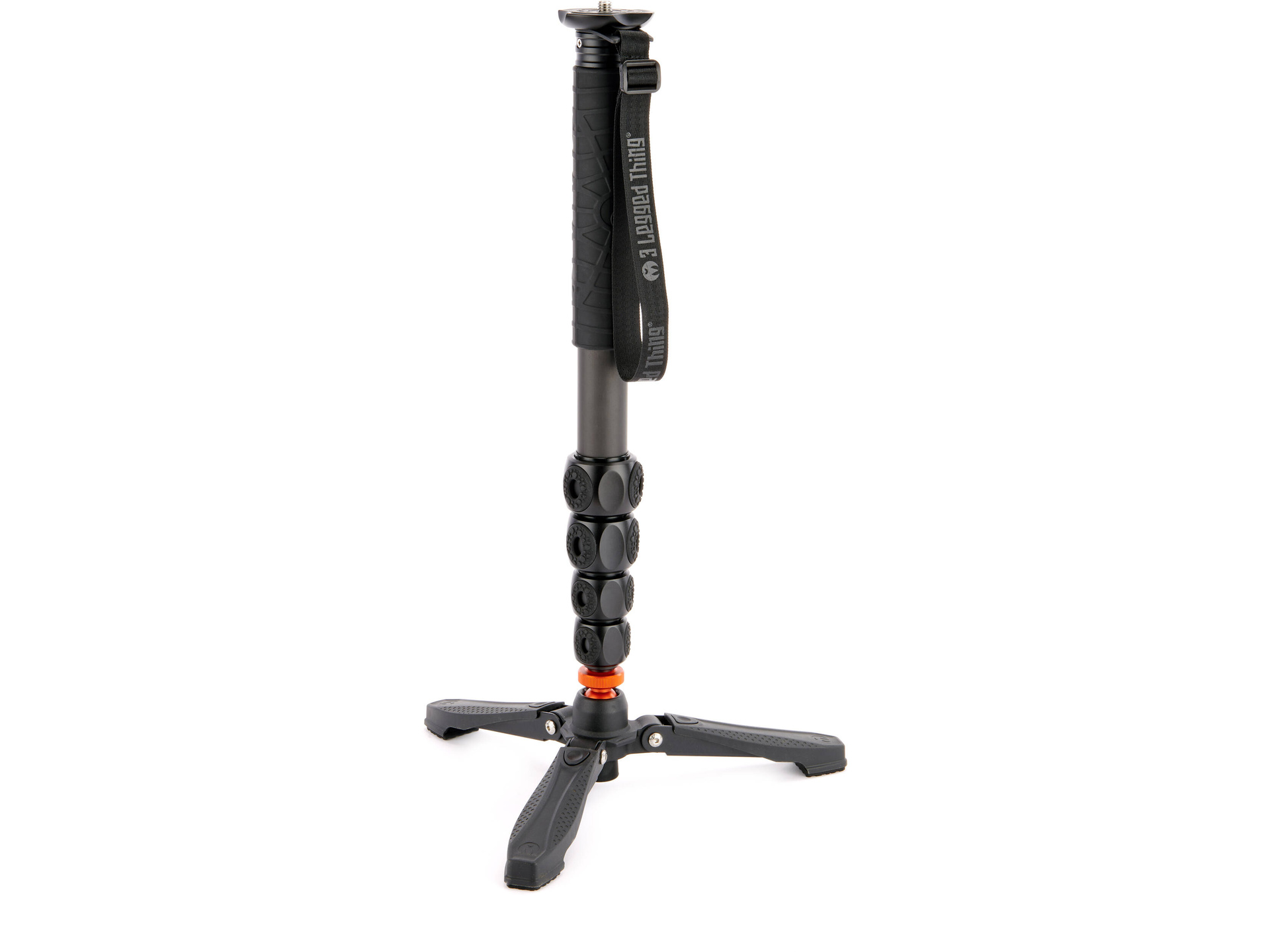 3 Legged Thing Legends Alana Carbon Fibre Monopod with DocZ Foot Stabiliser Kit (Darkness)