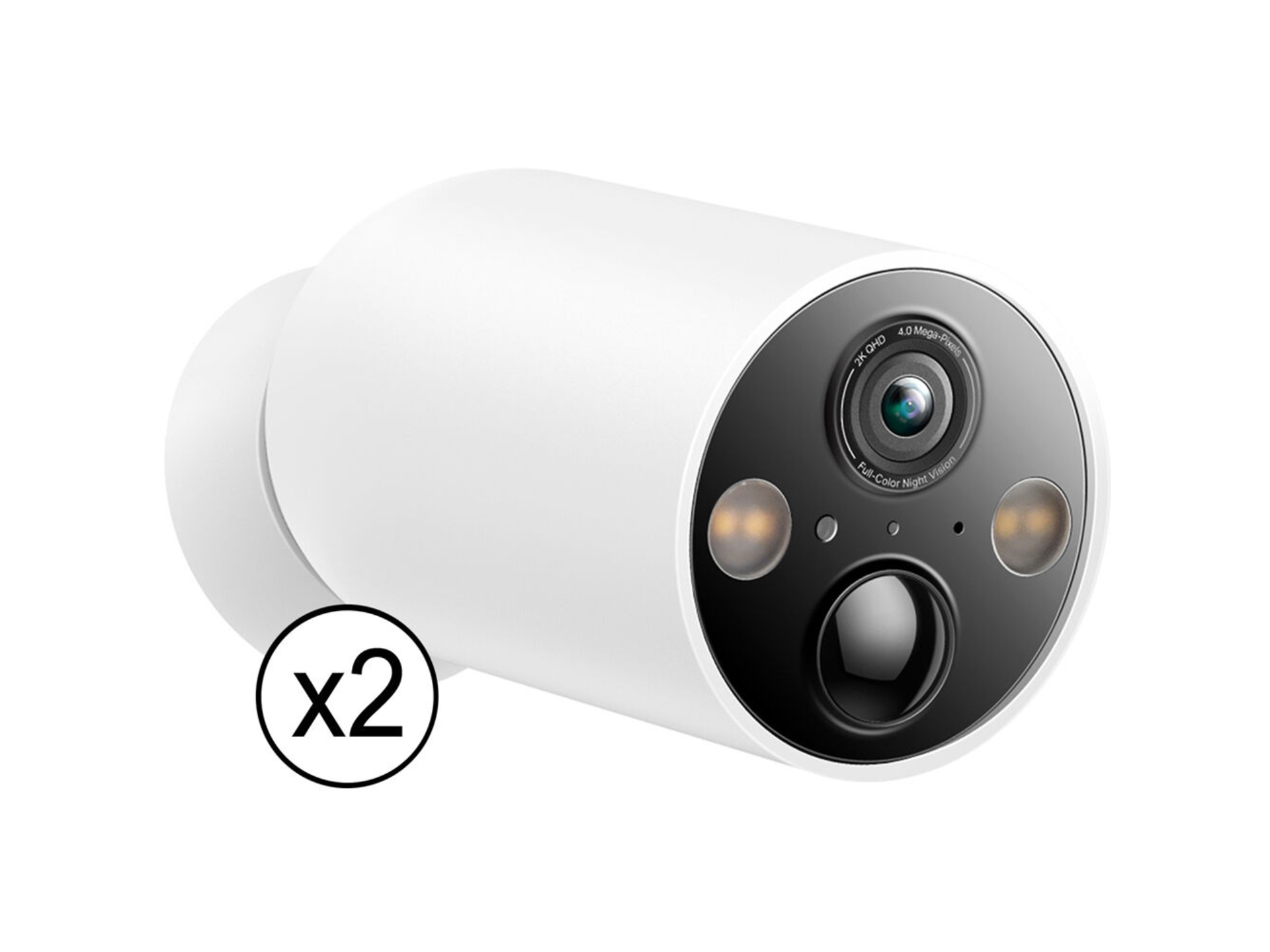 TP-Link Tapo C425 Smart Wire-Free Security Camera with Night Vision & Spotlights (2-Pack)