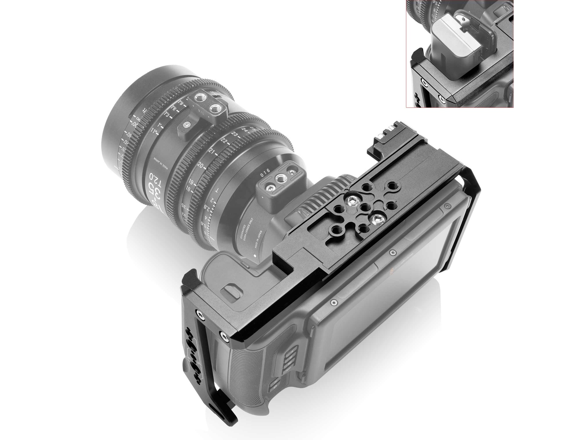 Blackmagic ShoulderMount Kit　ショルダーキット Blackmagic Design Shoulder-Mount Kit for the URSA Mini - YouTube