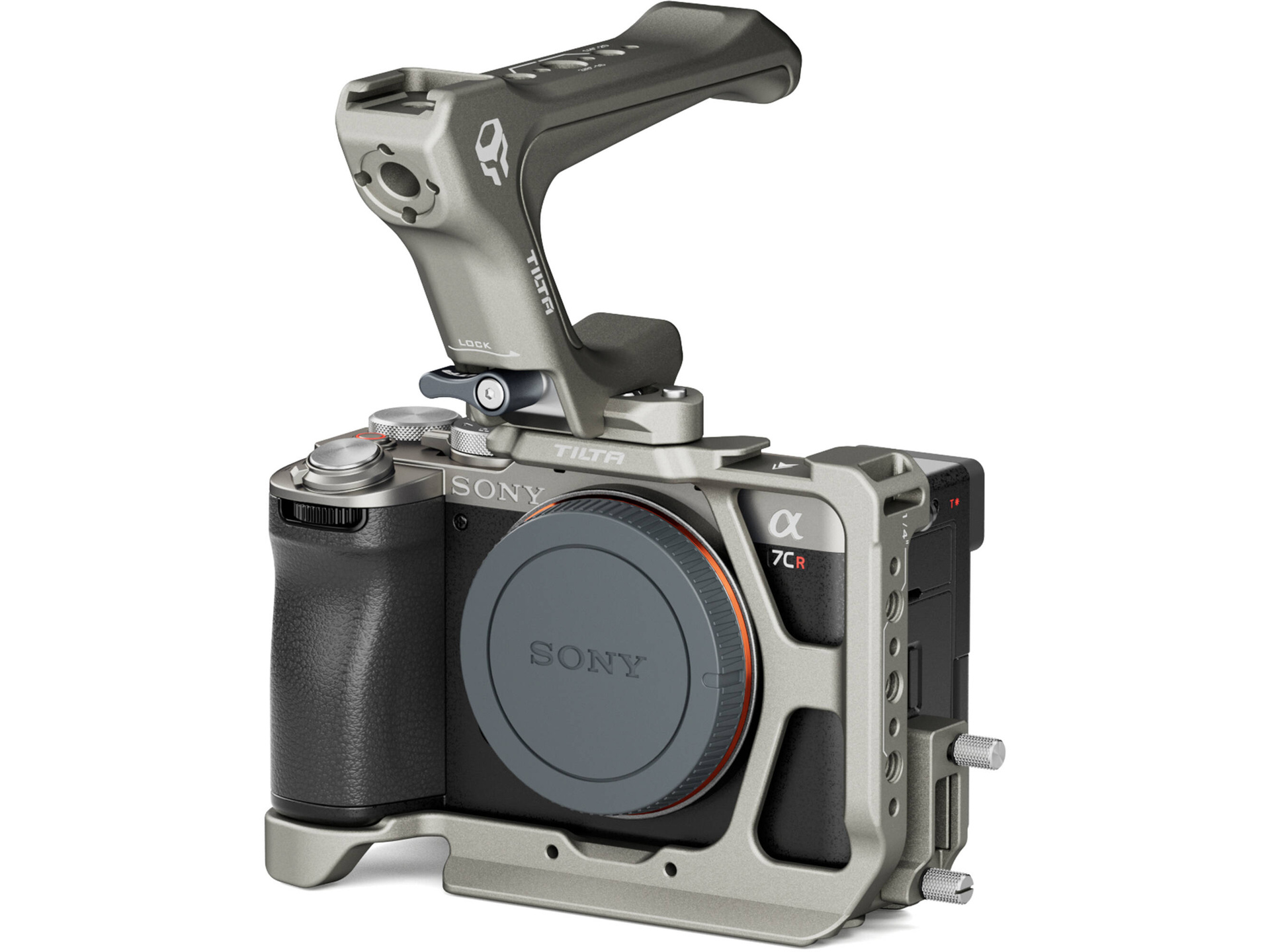 Tilta Half Camera Cage for Sony a7C II / a7C R Lightweight Kit (Titanium Grey)