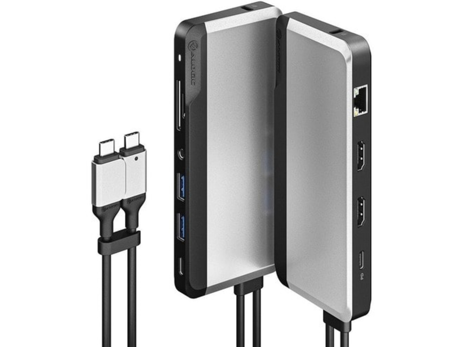 Alogic Twin USB-C 10-in-1 Super Dock