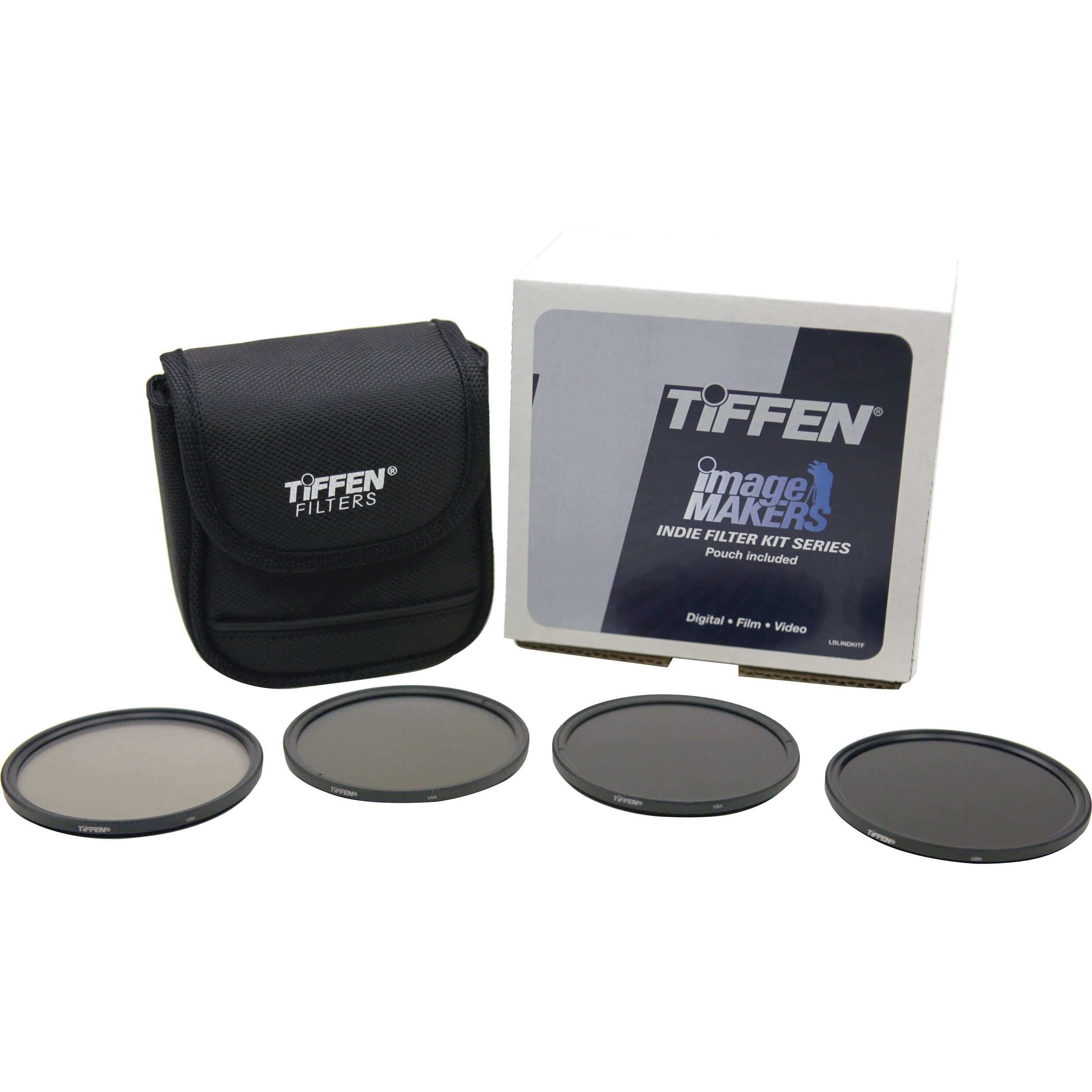 Tiffen 77mm Indie Neutral Density Filter Kit (0.3, 0.6, 0.9, 1.2 ND Filters)