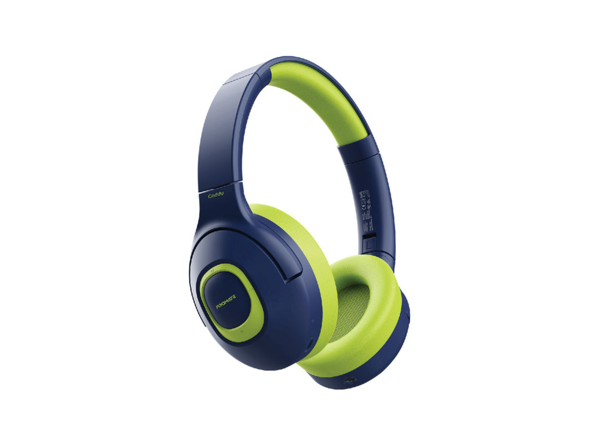 Promate Coddy Kid-Proof Wireless Headphones (Emerald)