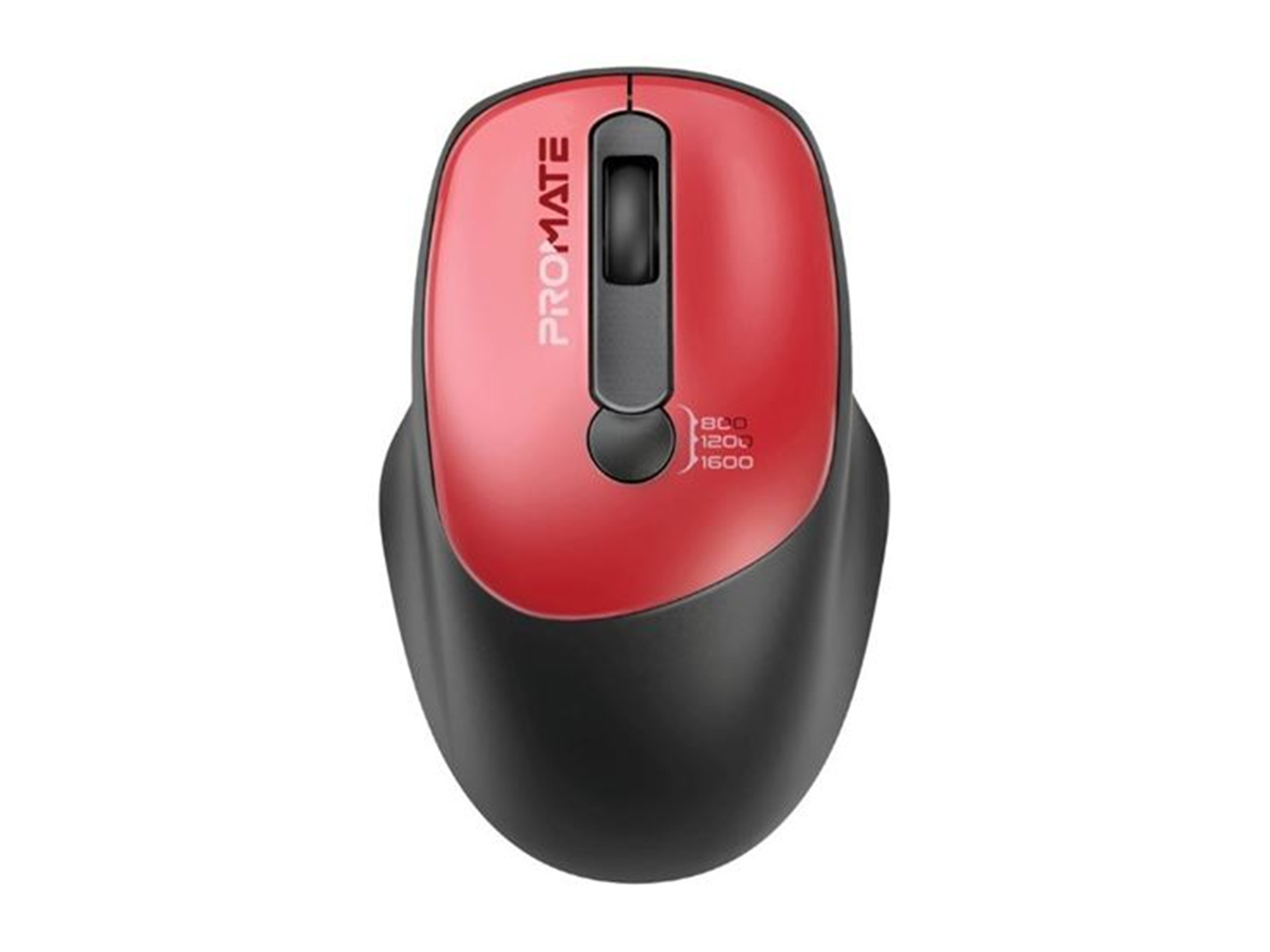 Promate EZGrip Ambidextrous Wireless Mouse (Red)