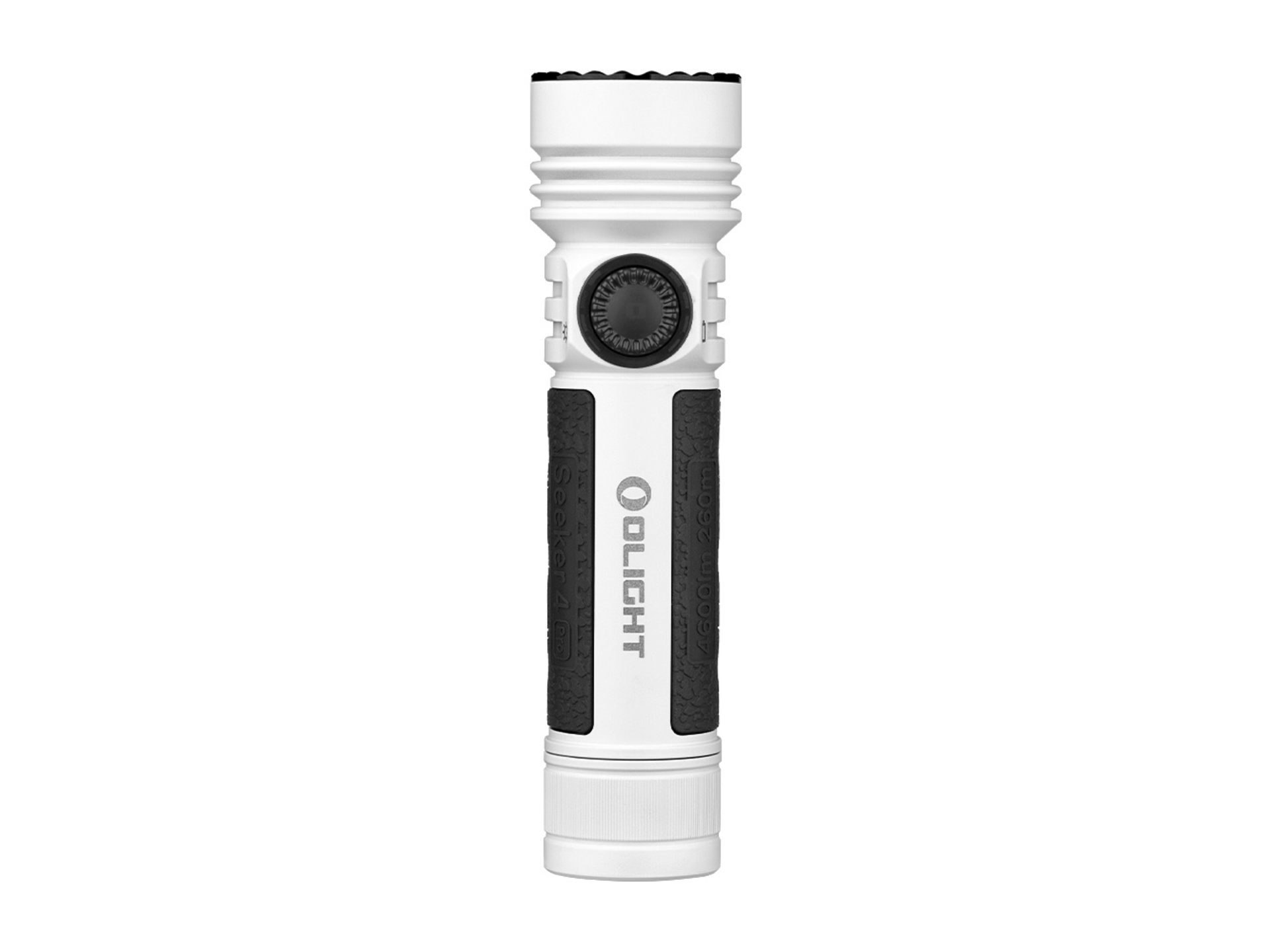 Olight Seeker 4 Pro Rechargeable LED Flashlight (Cool White LED, White)
