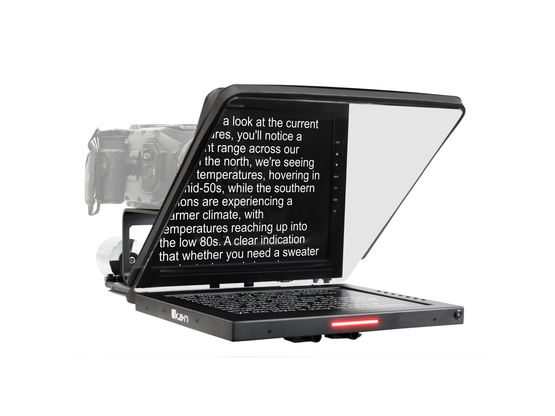 Ikan High Bright 15" SDI Teleprompter w/ Built-In Tally Light
