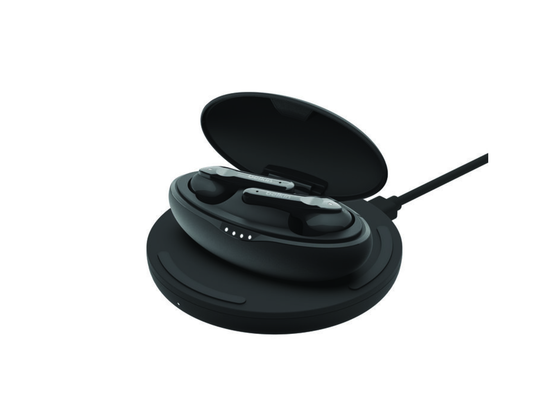 Belkin SoundForm Move Plus Wireless Earbuds (Black) | NZ