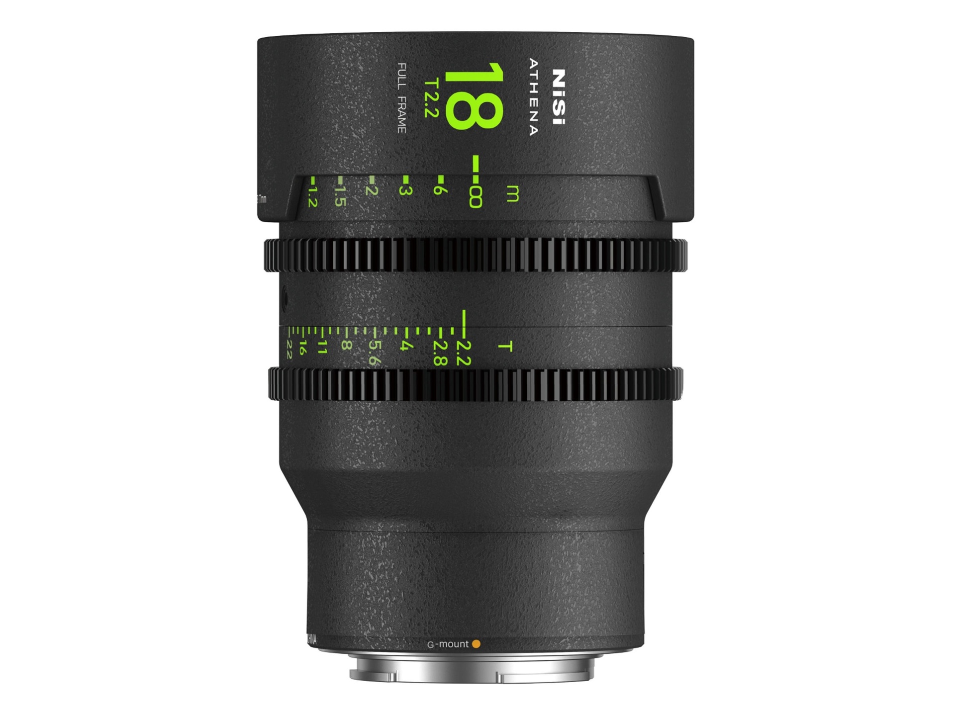 NiSi ATHENA PRIME 18mm T2.2 Full Frame Cinema Lens (G Mount, No Drop In Filter)