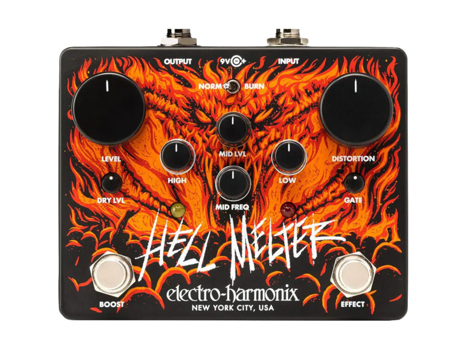 Electro-Harmonix Hell Melter Advanced Distortion Pedal