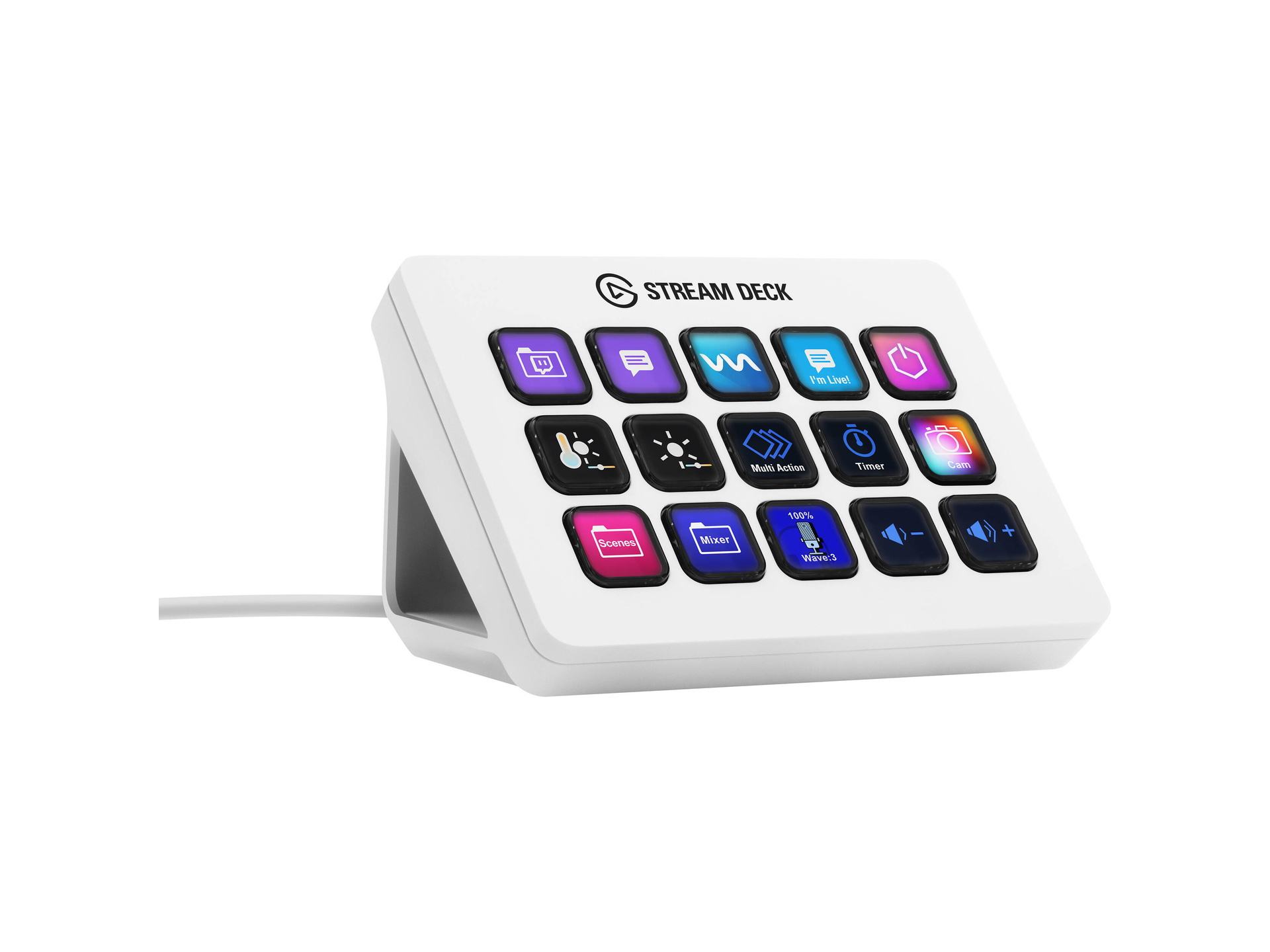 その他 Elgato Stream Deck white Stream Deck + White Edition | Elgato