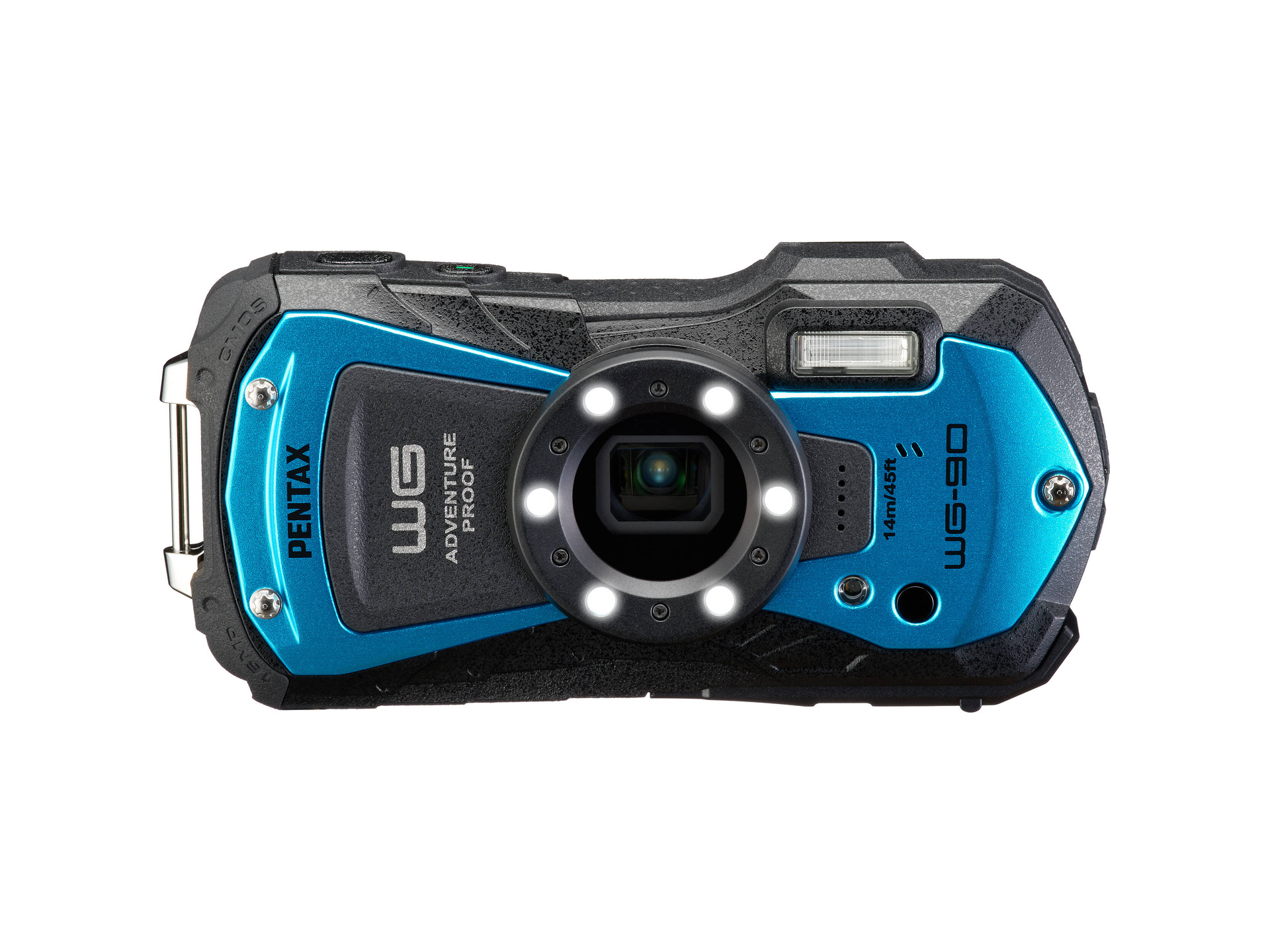 Ricoh Pentax WG-90 Digital Camera (Blue)