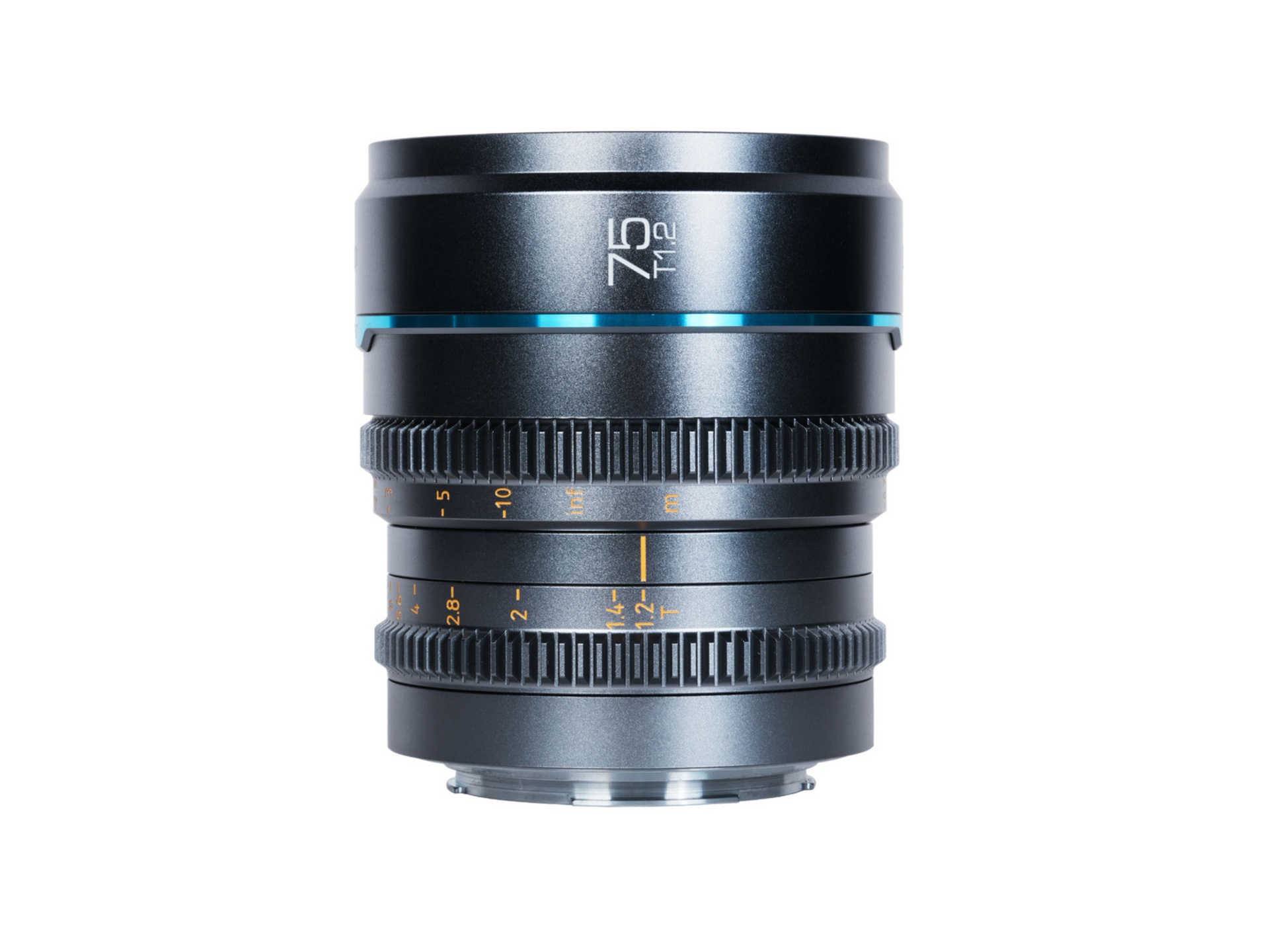 Sirui Nightwalker 75mm T1.2 S35 Manual Focus Cine Lens (E-Mount, Gun Metal Grey)