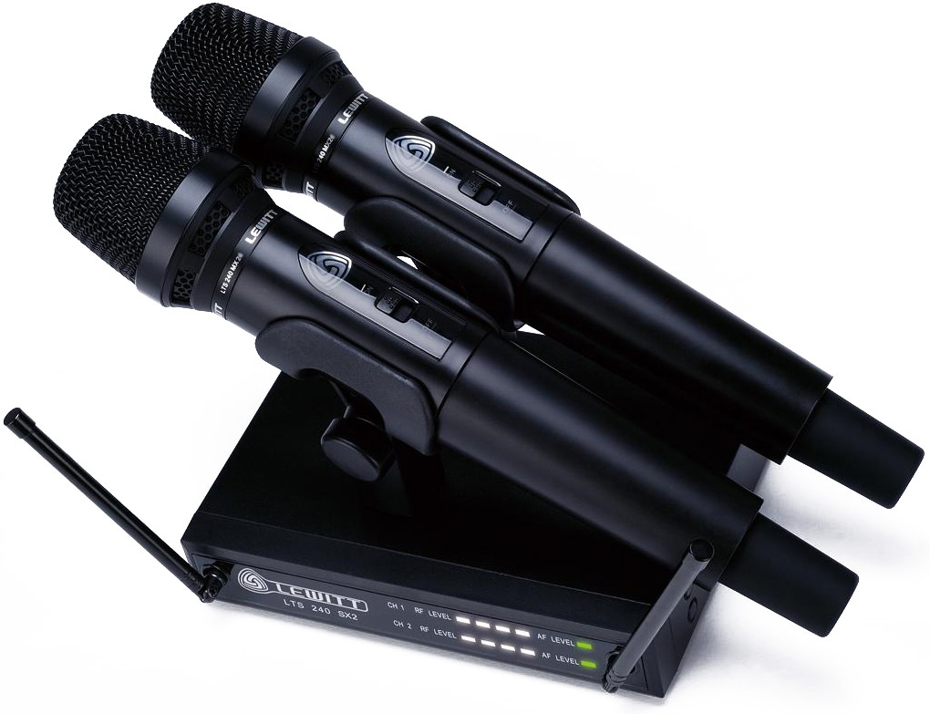 Lewitt LTS 240 D - Dual Dynamic Wireless Microphone Kit