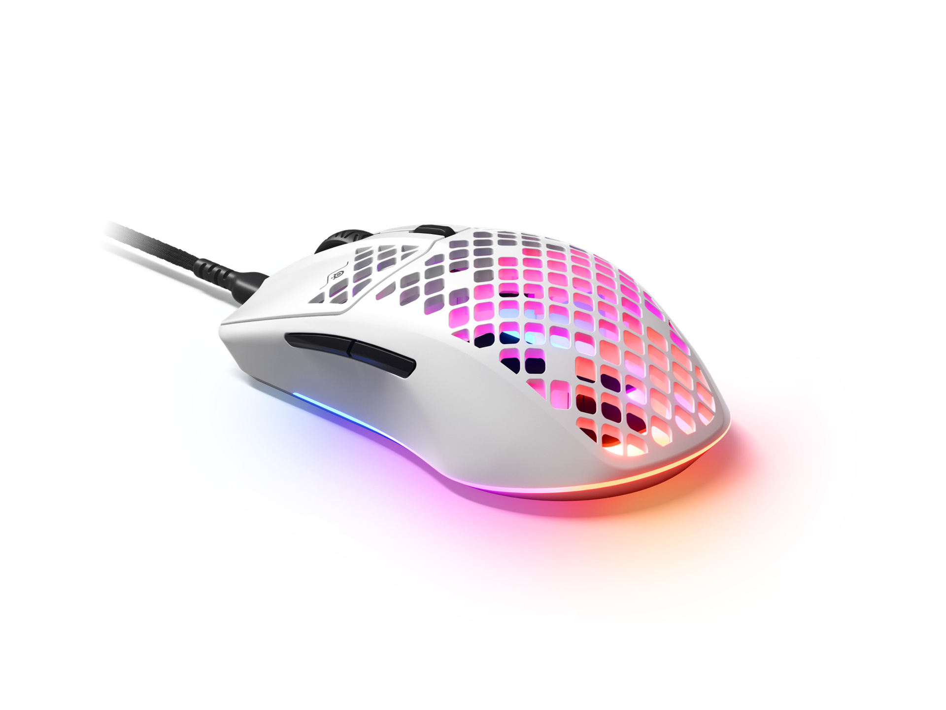 SteelSeries Aerox 3 Wired Gaming Mouse (Snow)