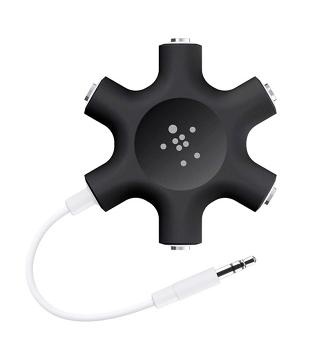 Belkin RockStar Headphone Splitter (Black)