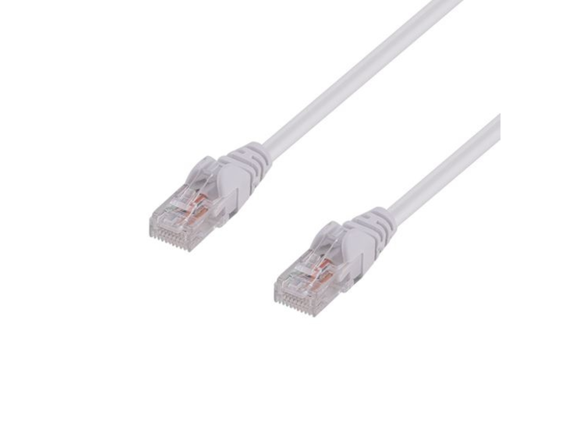 DYNAMIX Cat6 UTP Patch Lead - Slimline Snagless Molding (20m, White)