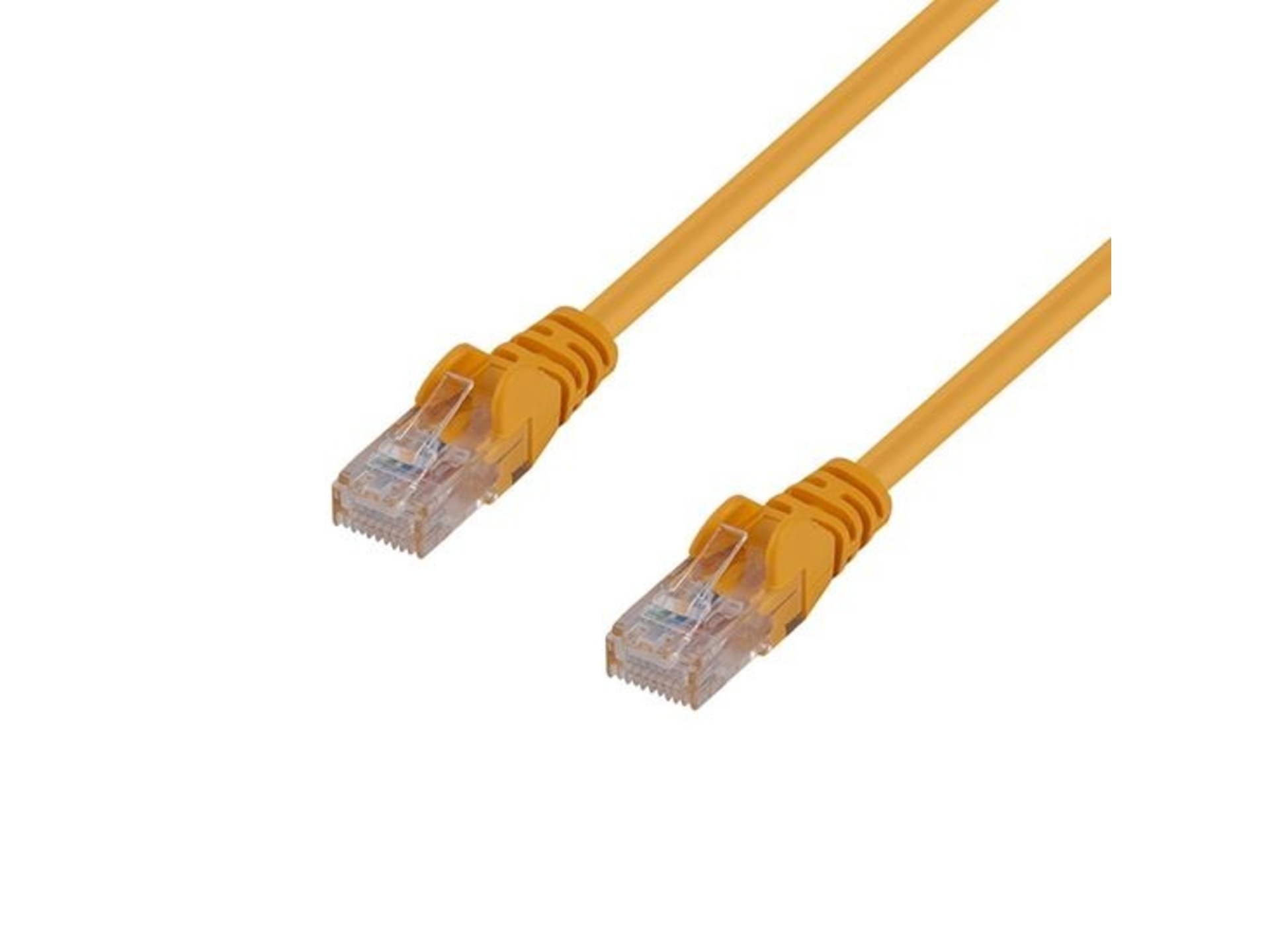 DYNAMIX Cat6 UTP Patch Lead - Slimline Snagless Molding (5m, Yellow)