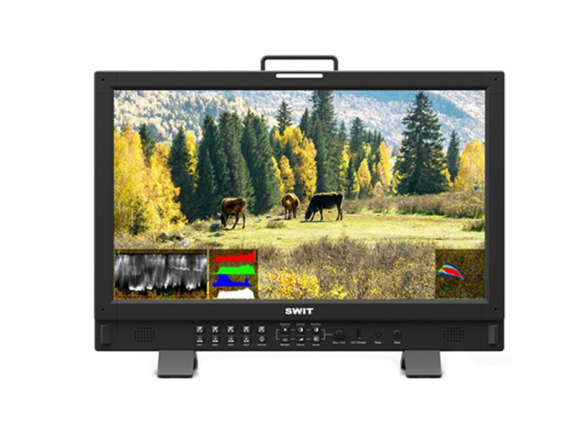 SWIT 21.5" Quad-Link 4K Production Monitor (V-Mount)