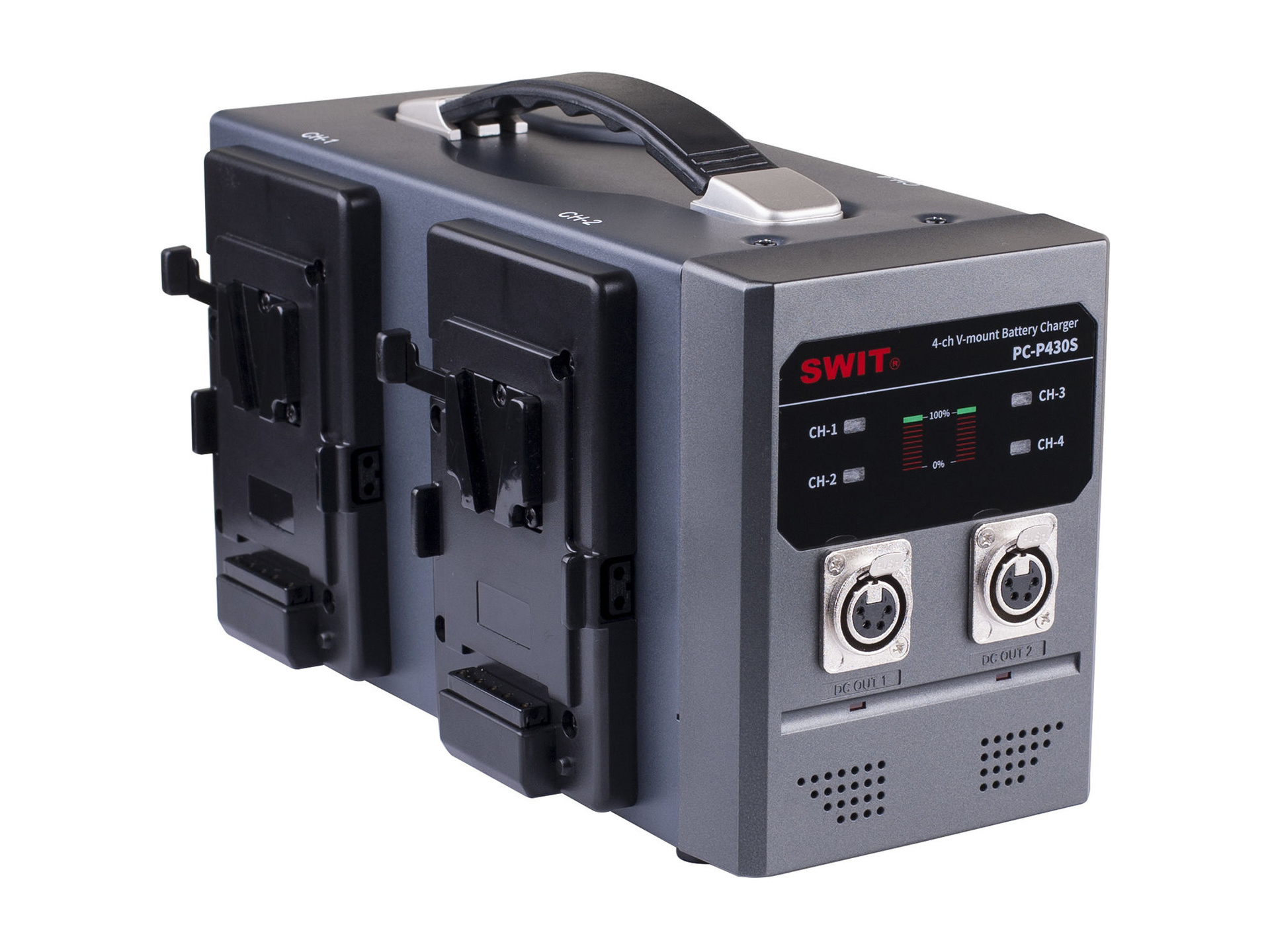 SWIT 4-Bay Simultaneous Li-Ion Battery Charger (V-Mount)