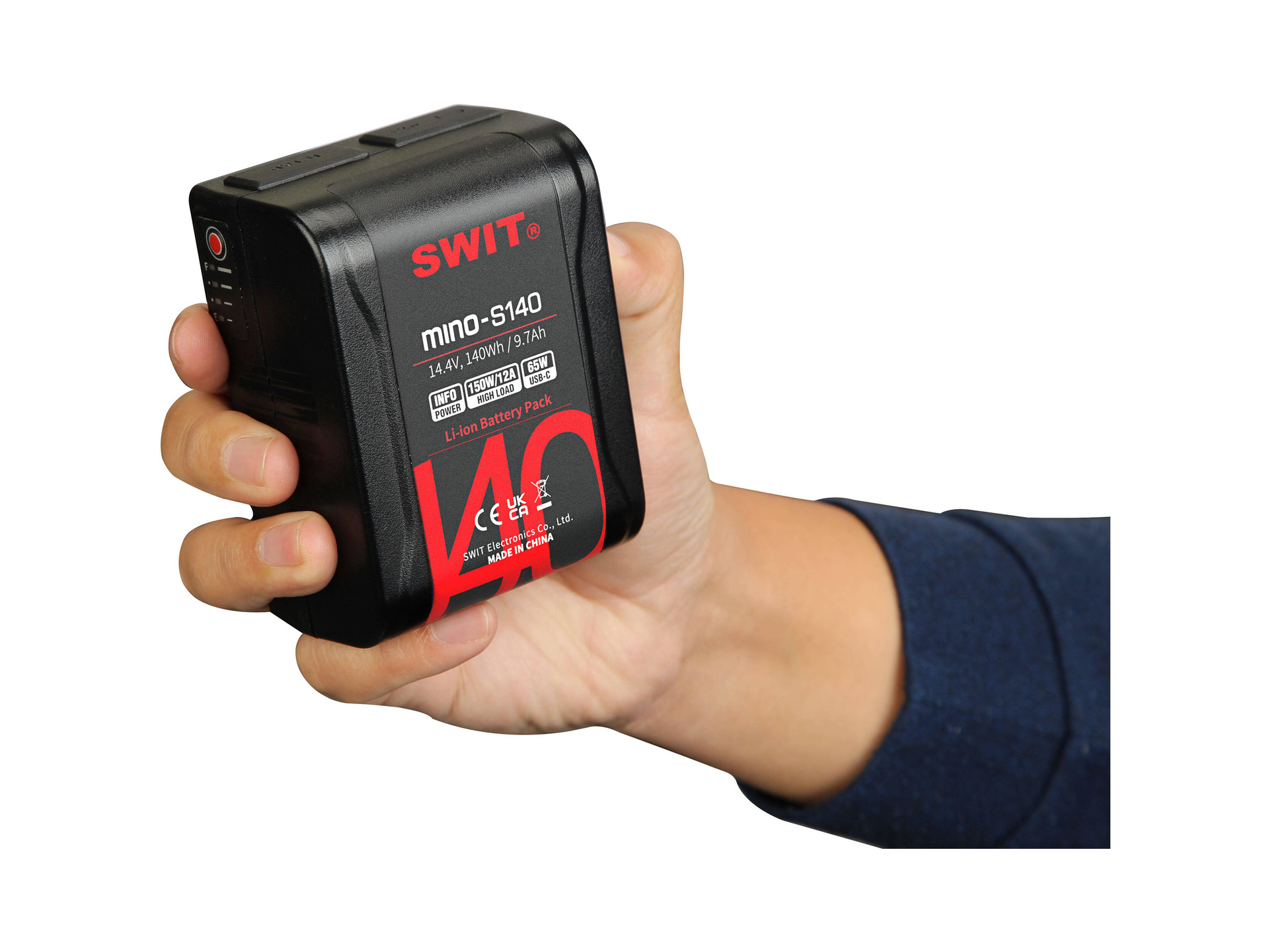 SWIT 140Wh Pocket Battery with D-Tap and USB Outputs (V-Mount)