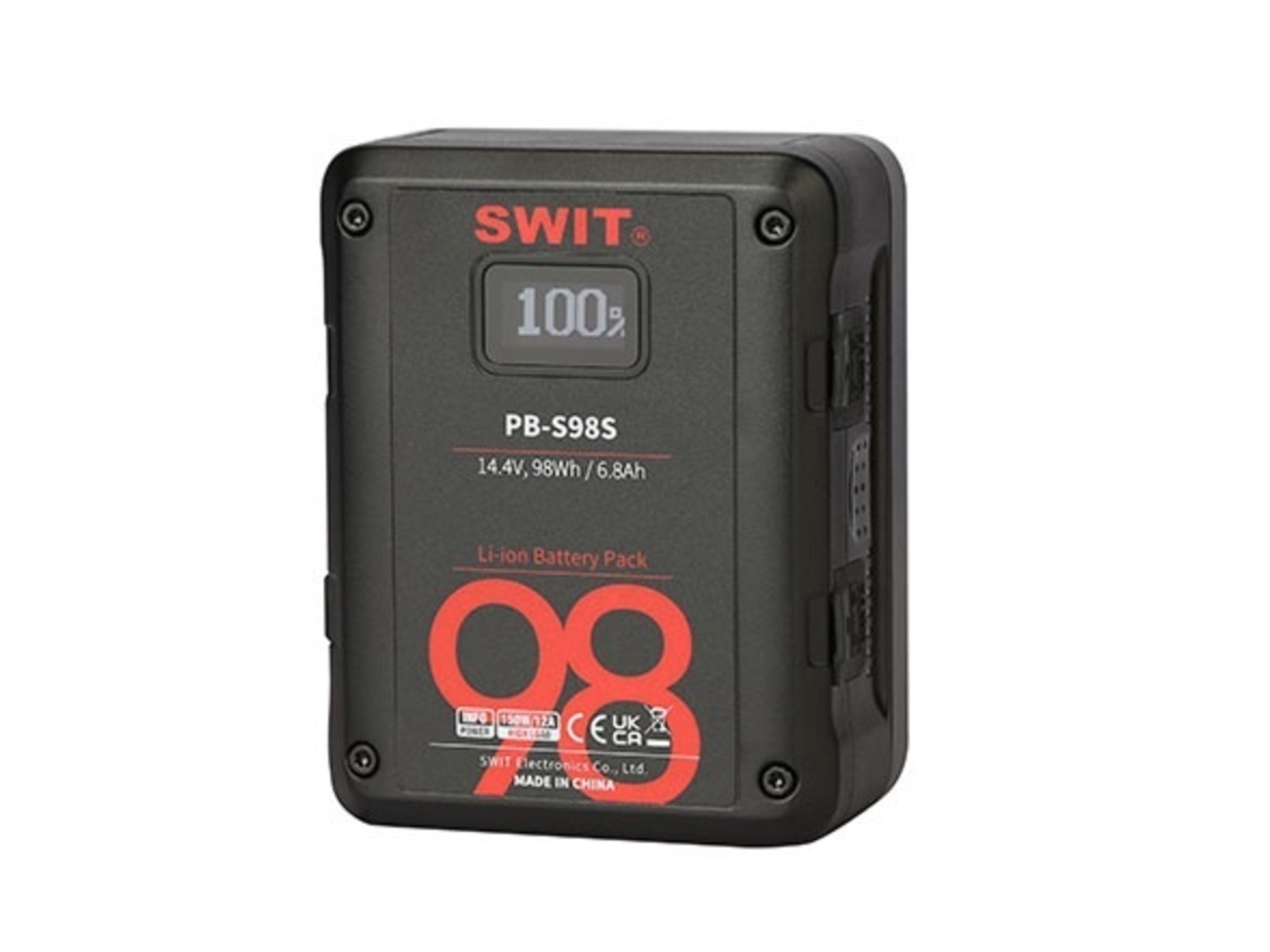SWIT PB-S98S 14.4V 98Wh Dual D-Tap Heavy-Duty Digital Battery (V-Mount)