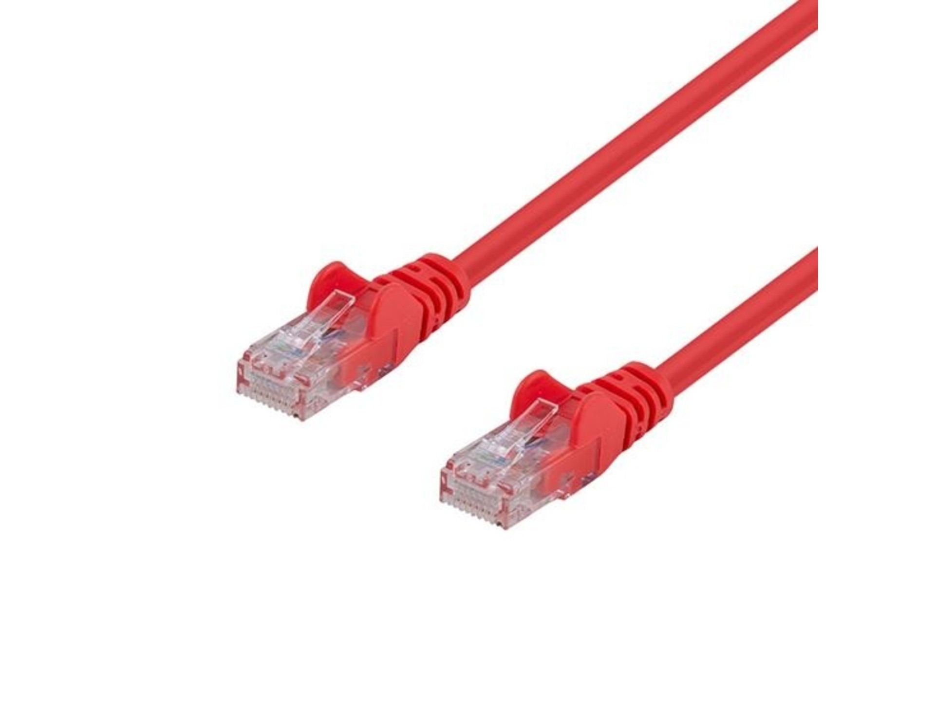 DYNAMIX Cat6 UTP Patch Lead - Slimline Snagless Molding (0.5m, Red)