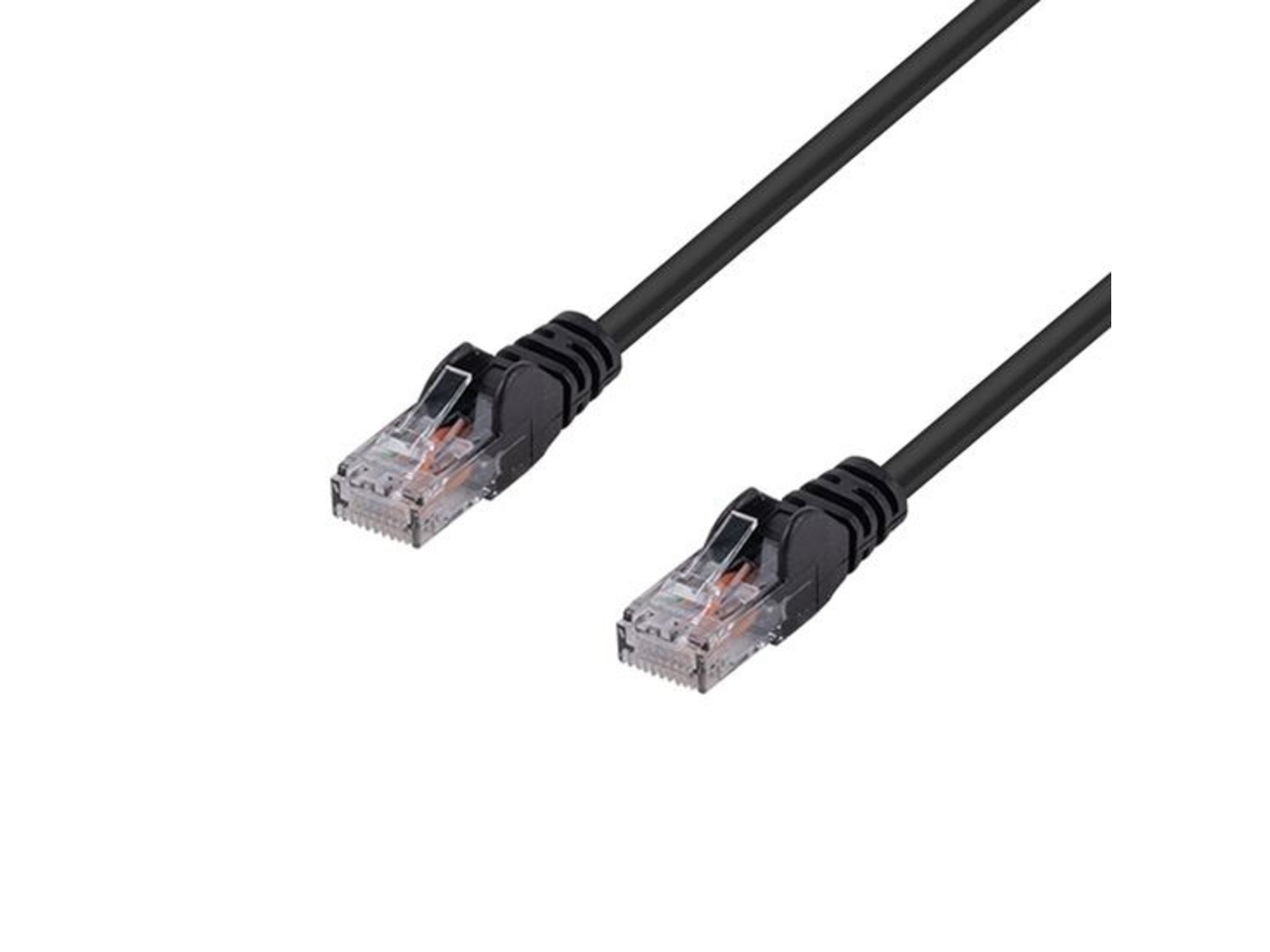 DYNAMIX Cat6 UTP Patch Lead - Slimline Snagless Molding (1.5m, Black)