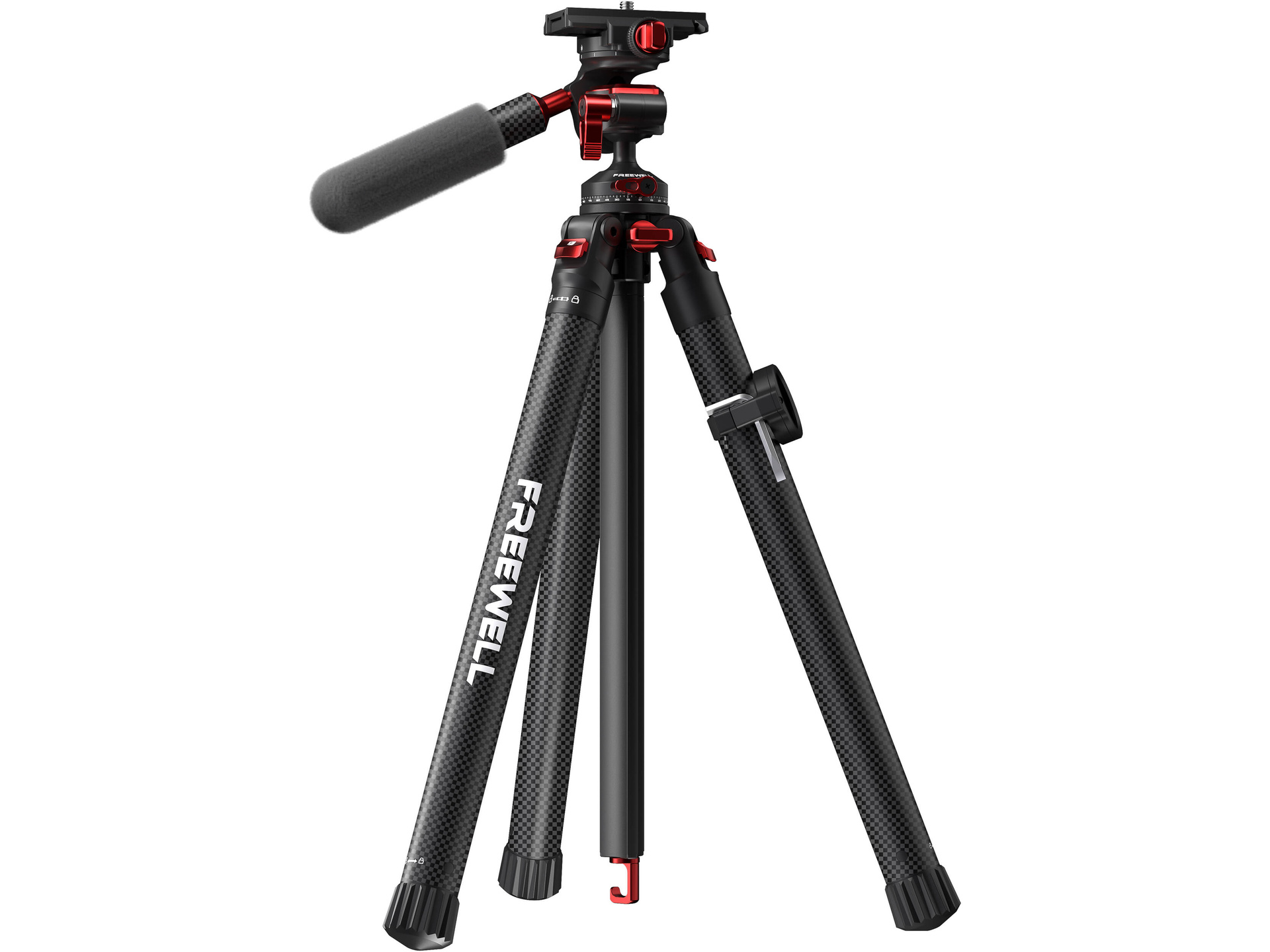 Freewell FW-T1 Carbon Fibre Real Travel Tripod with Ball Head