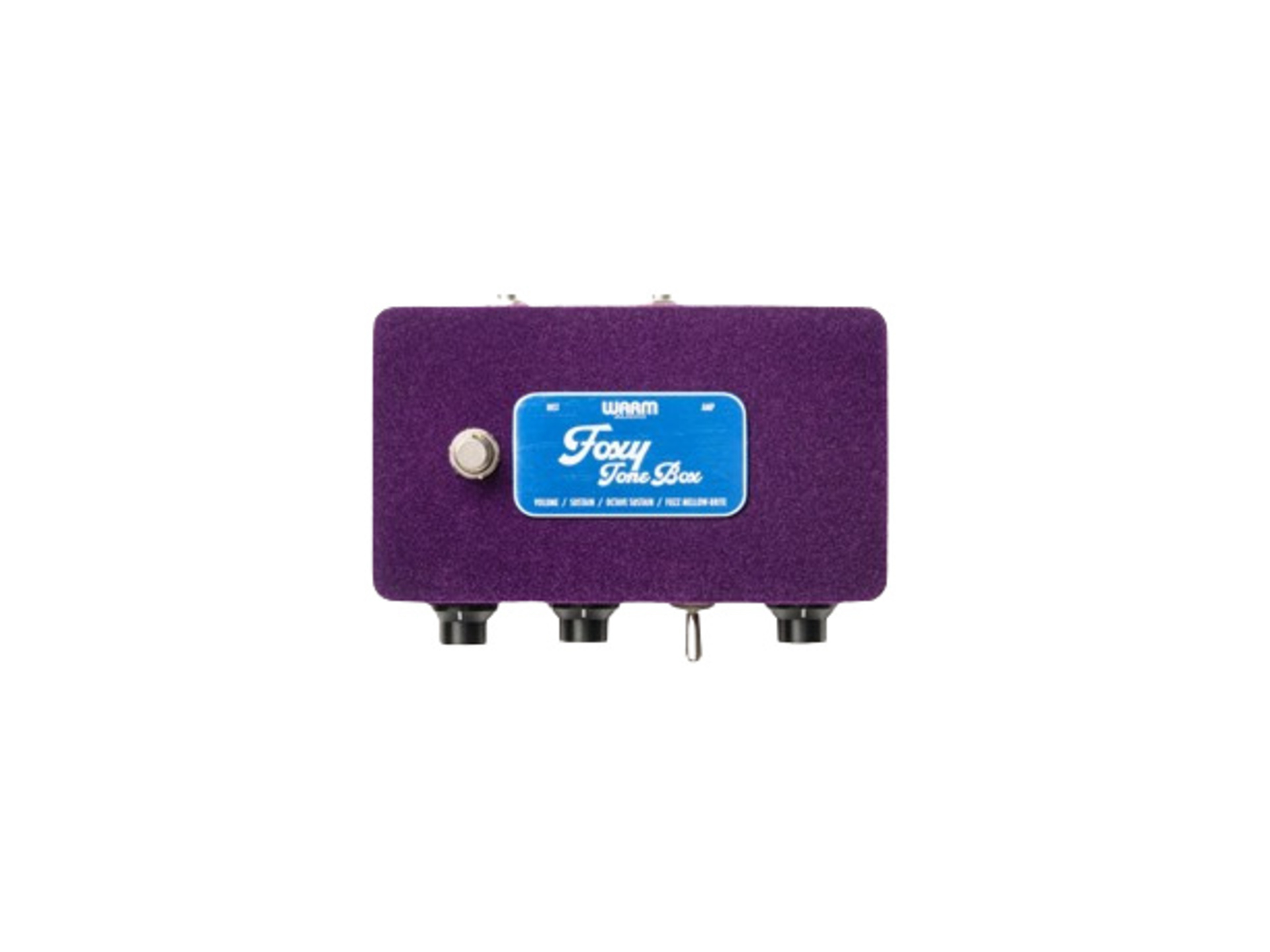 Warm Audio Foxy Tone Box Pedal For Fuzz Distortion (Purple)